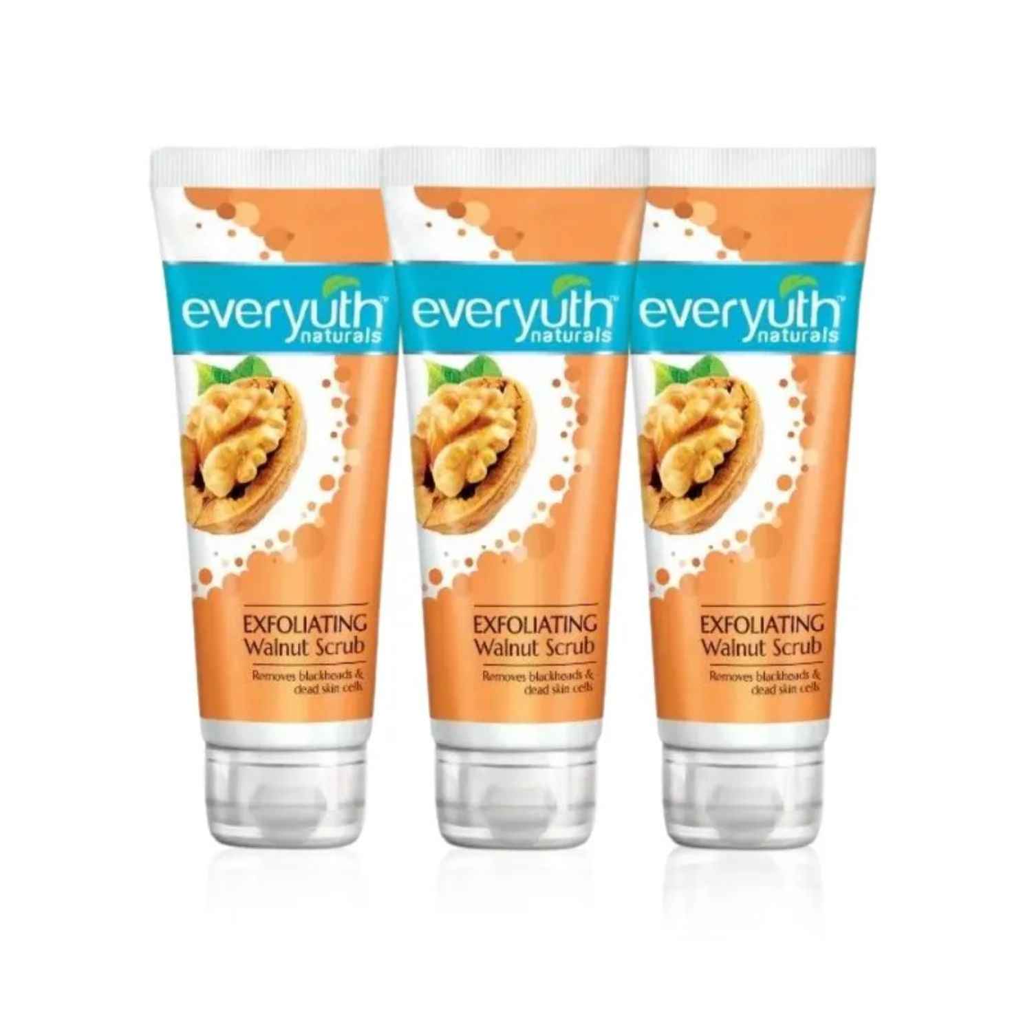 Buy Everyuth Naturals Exfoliating Walnut Scrub With Nano Multi Vit A (50 g) - Pack of 3 - Purplle