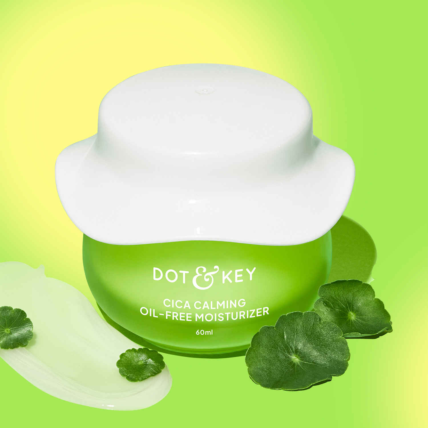 Buy Dot & Key CICA + Niacinamide Oil-Free Moisturizer | Face Moistuirzer for Oily, Acne Prone & Sensitive Skin | Fades Acne Scars & Dark Spots, Soothes Redness & Irritation | 60 ml - Purplle
