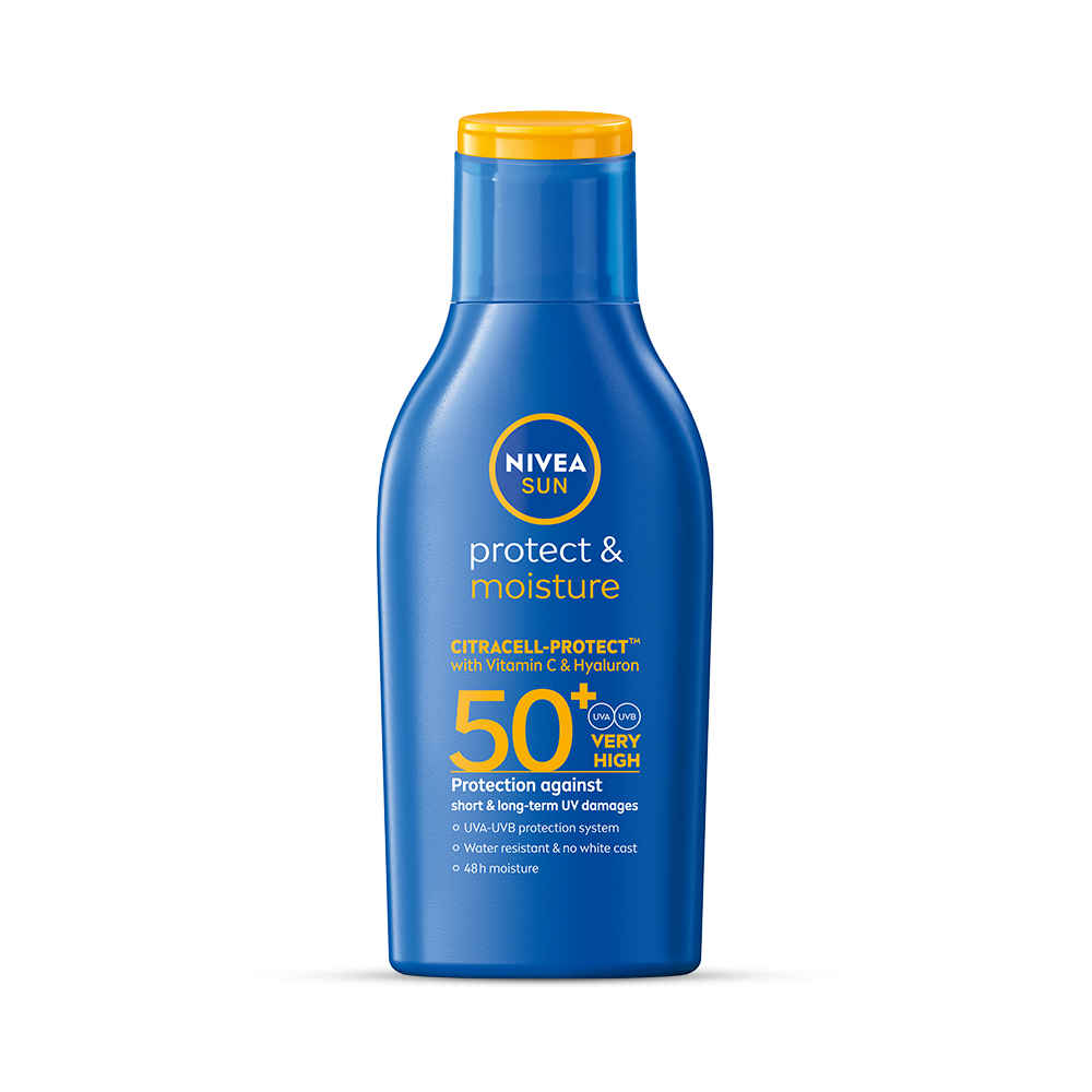 Buy Nivea Sunscreen with SPF 50+ and Vitamin E, PA+++, UVA & UVB protection for INSTANT & WATERPROOF Sun protection - Purplle