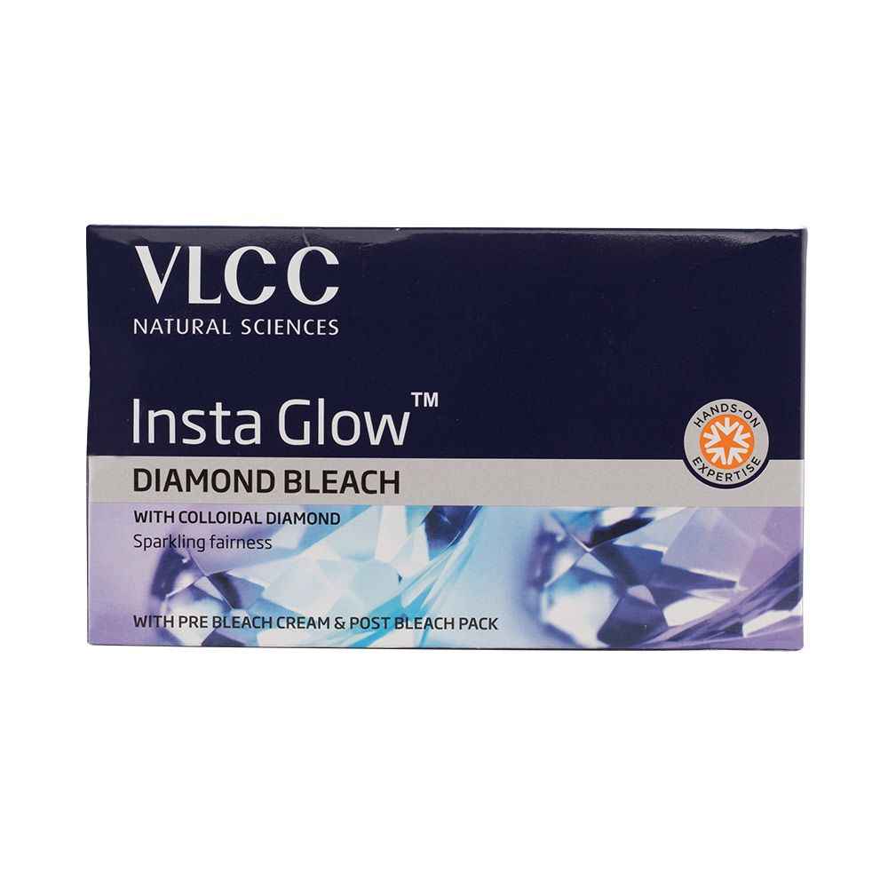 Buy VLCC Insta Glow Diamond Bleach (402 g) - Purplle