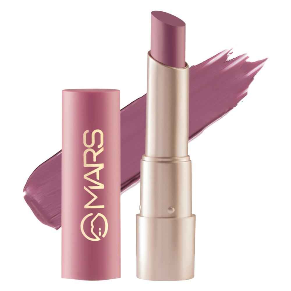 Buy MARS Creamy Matte Long Lasting Lipstick for Women | Creamy Lipstick | Single Swipe Application | Smooth & Light Weight (3.2 gm) (07-Majestic Mambo) - Purplle