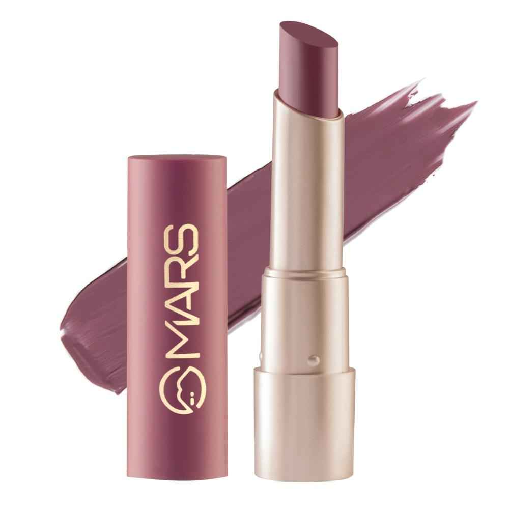 Buy MARS Creamy Matte Long Lasting Lipstick for Women | Creamy Lipstick | Single Swipe Application | Smooth & Light Weight (3.2 gm) (17-Sultry Samba) - Purplle