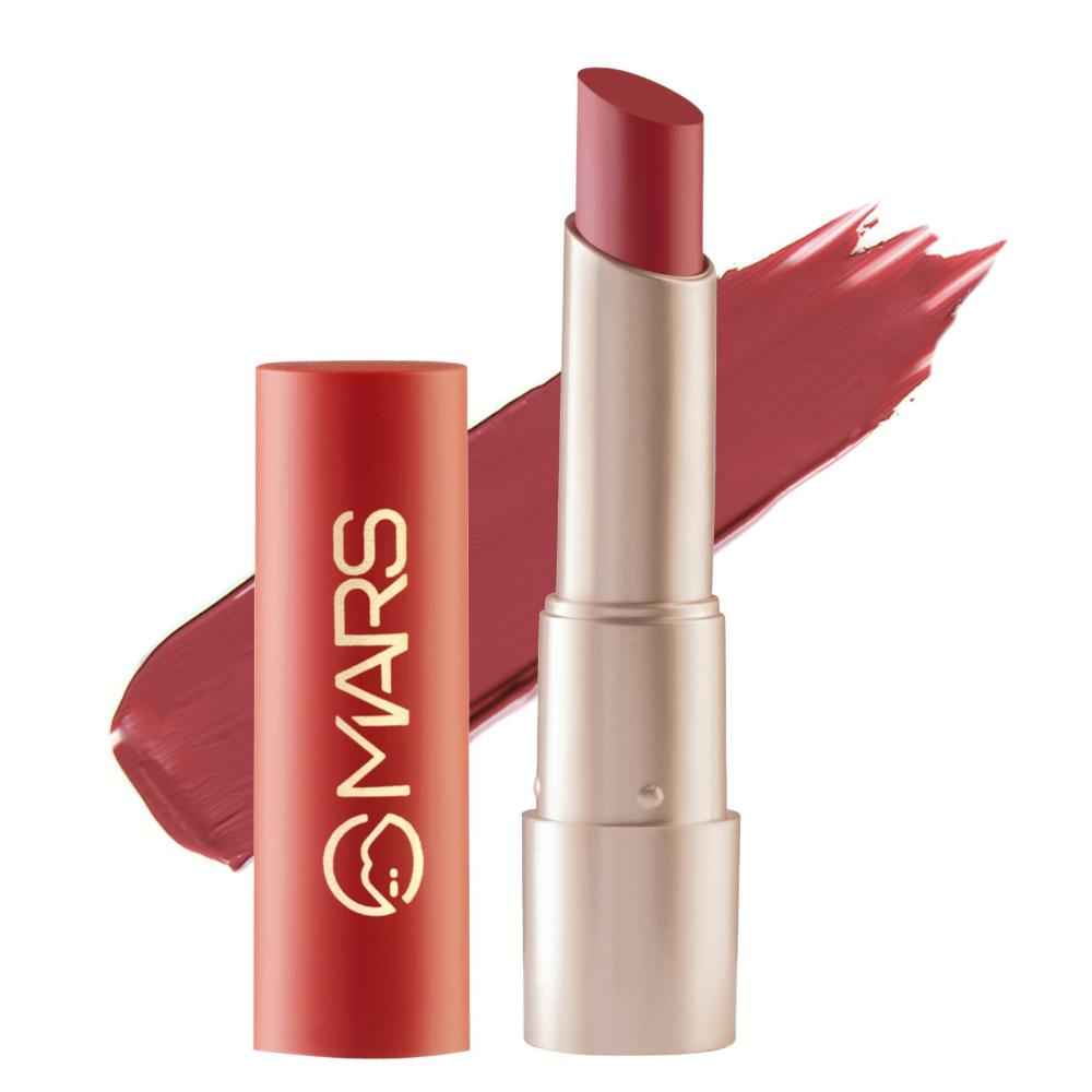 Buy MARS Creamy Matte Long Lasting Lipstick for Women | Creamy Lipstick | Single Swipe Application | Smooth & Light Weight (3.2 gm) (03-Jazz It Up) - Purplle