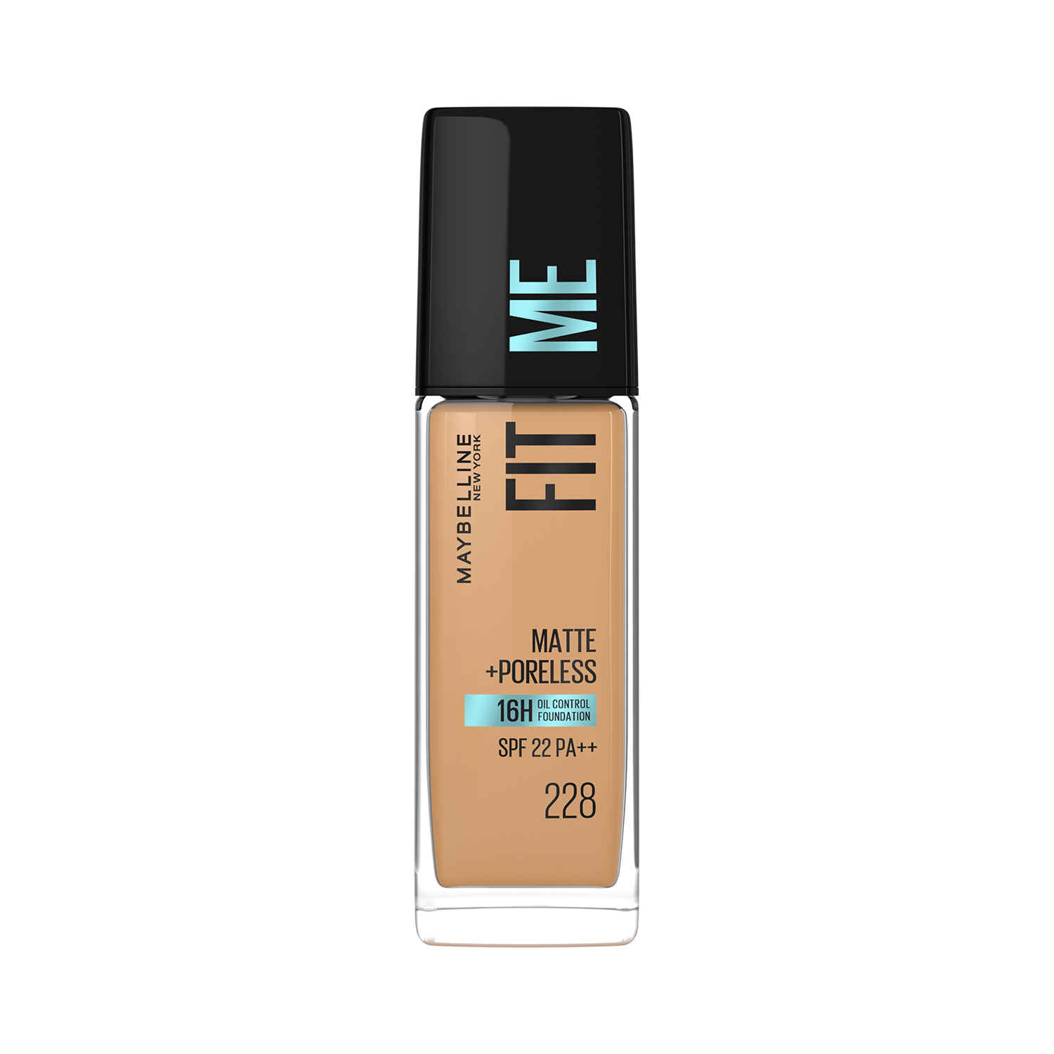 Buy Maybelline New York Fit Me Matte+Poreless Liquid Foundation 16H Oil Control  - 228 Soft Tan, 30 ml - Purplle