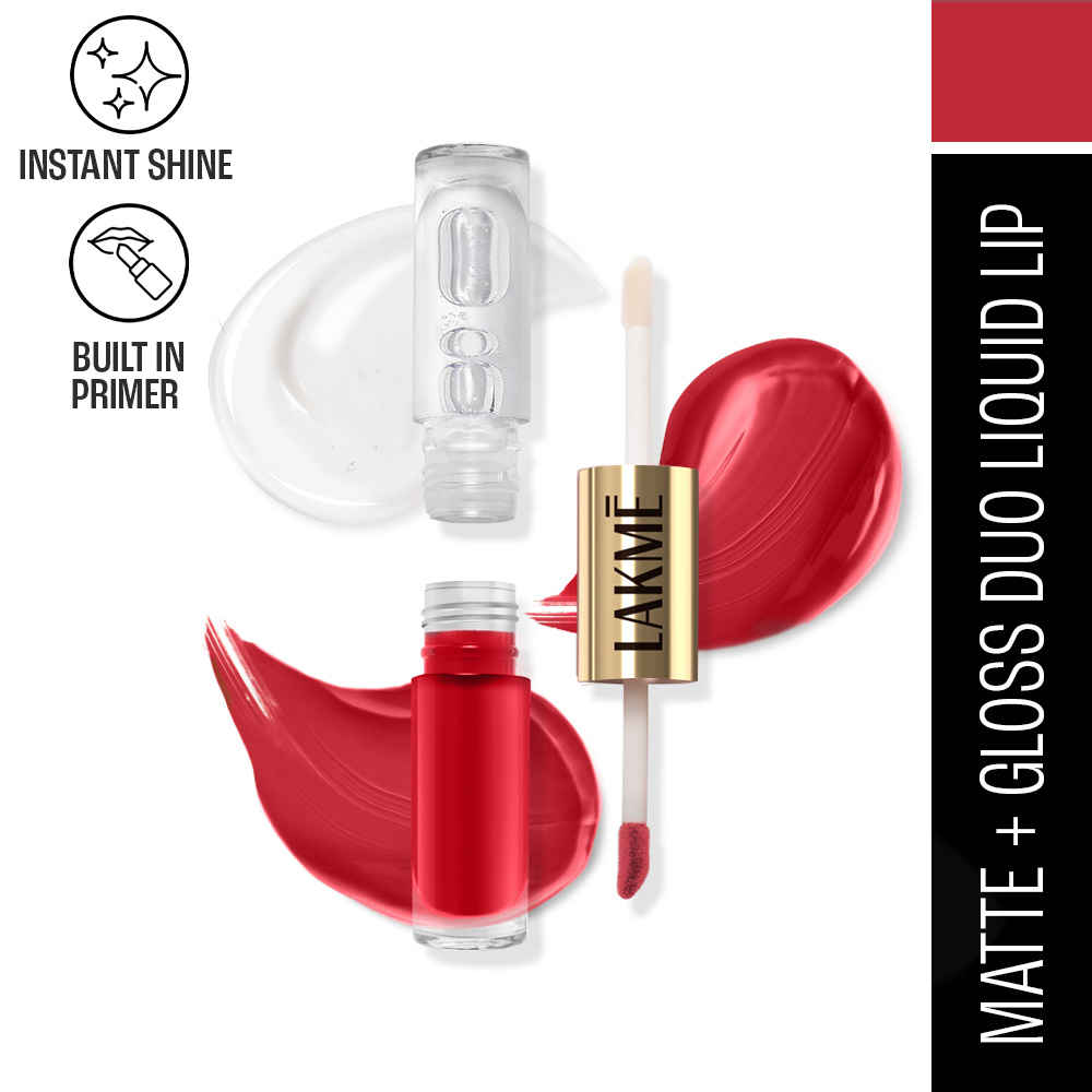 Buy Lakme 9 to 5 Matte to Glass Liquid Lip - Passion Pink, 7.6 ml - Purplle