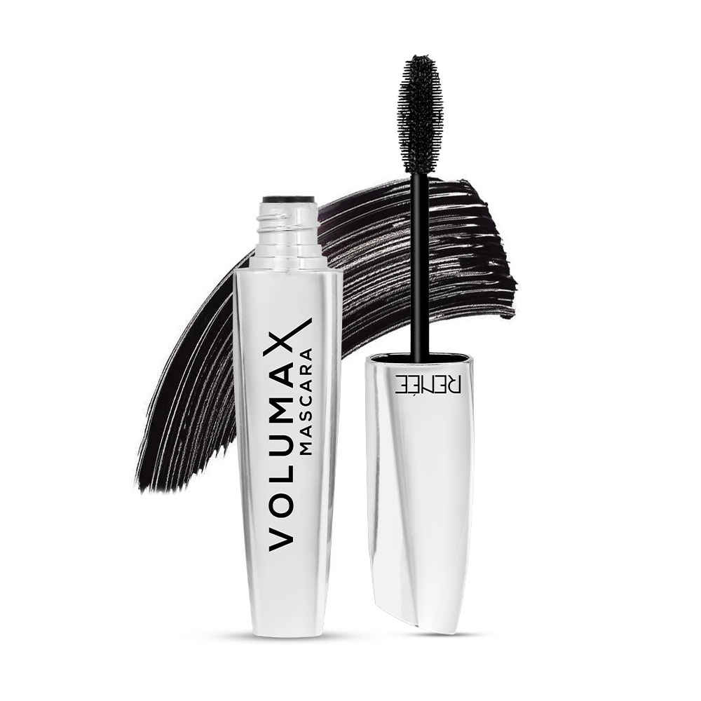Buy Renee Volumax Mascara Black 10 ml, Quick Dry, Waterproof, Long Lasting Weightless Formula, Volumizes, Lengthens & Conditions the Lashes with Intense Color, 360-degree wand for Clump Free Application - Purplle