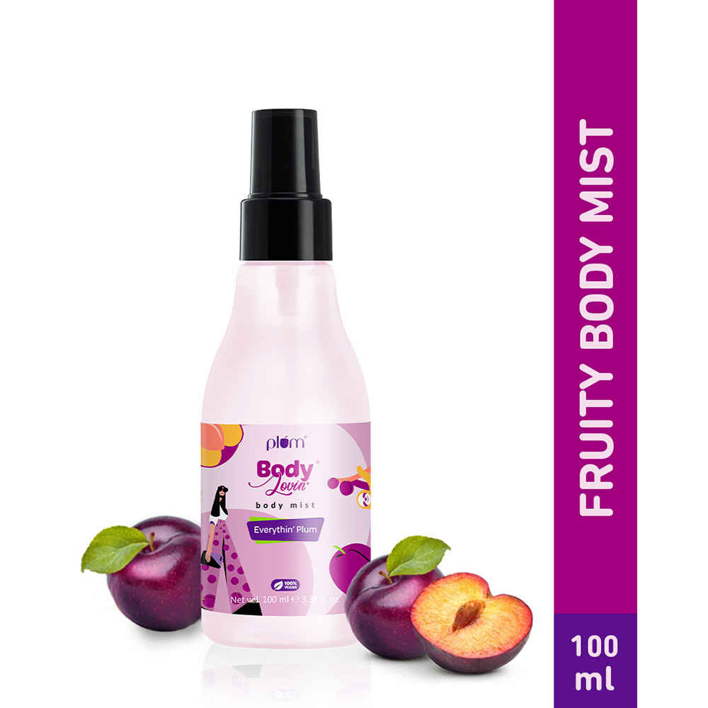 Buy Plum BodyLovin' Everythin' Plum Body Mist (100 ml) | Fruity Fragrance | Perfume Body Spray - Purplle