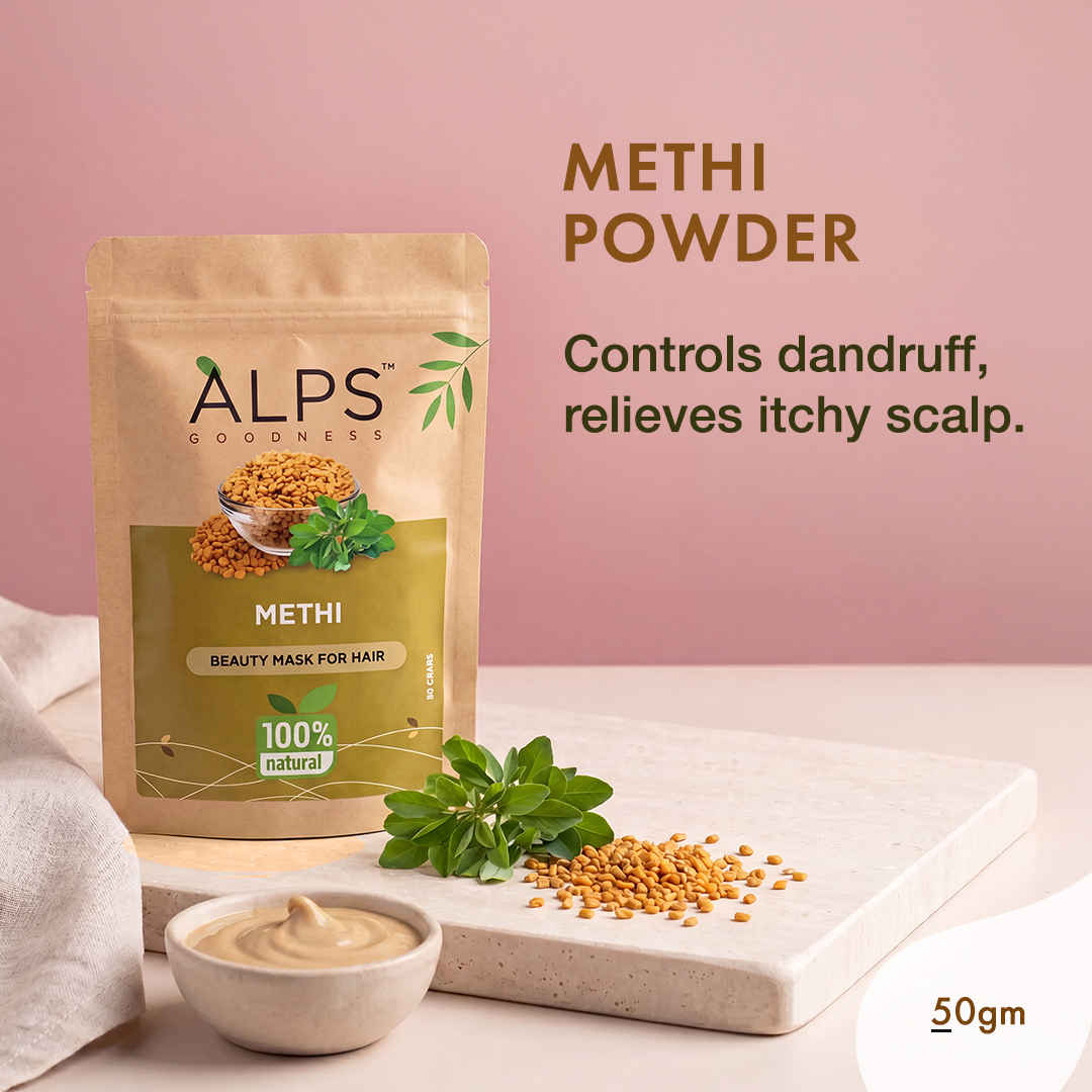 Buy Alps Goodness Powder - Methi (50 gm) - Purplle