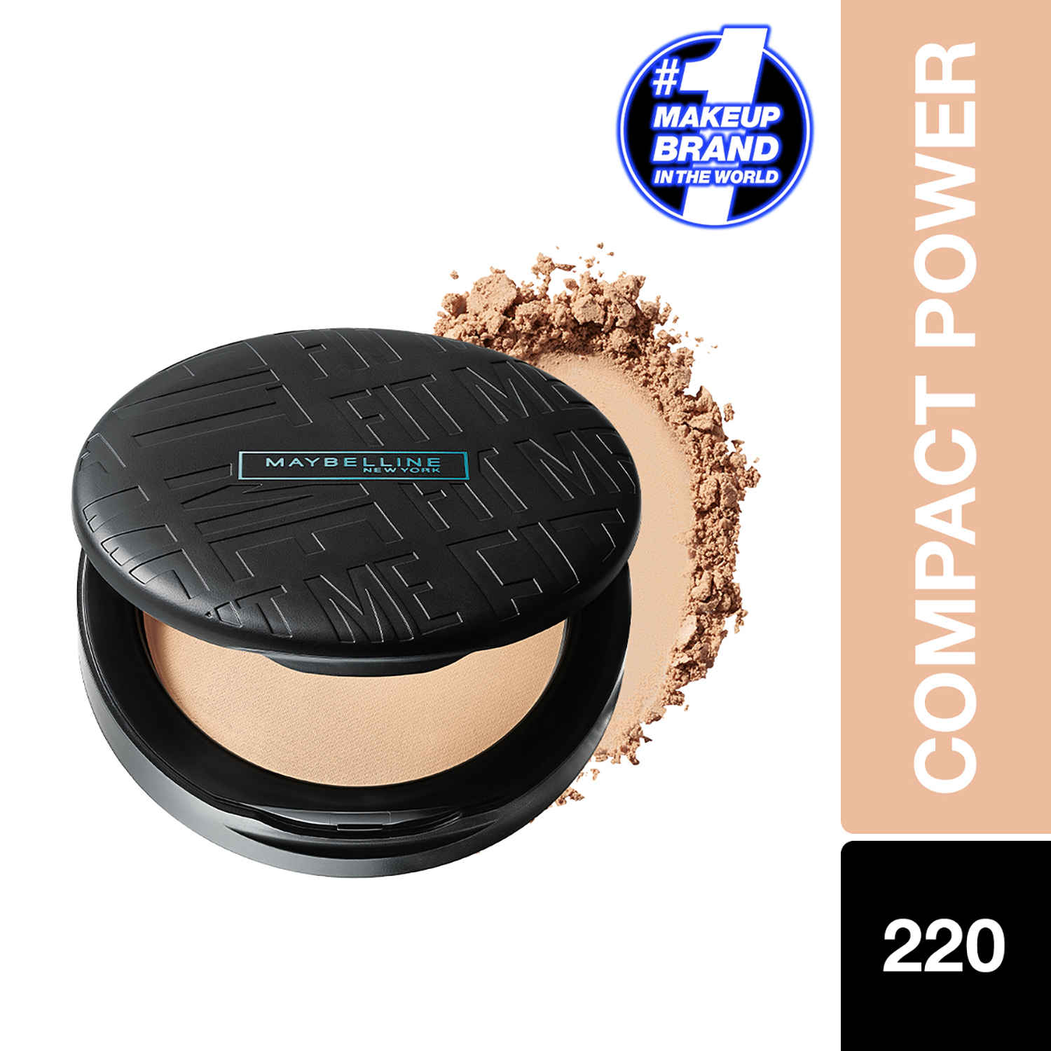 Buy Maybelline New York Fit Me 16Hr Oil Control Compact, Shade 220, (6 gm) - Purplle