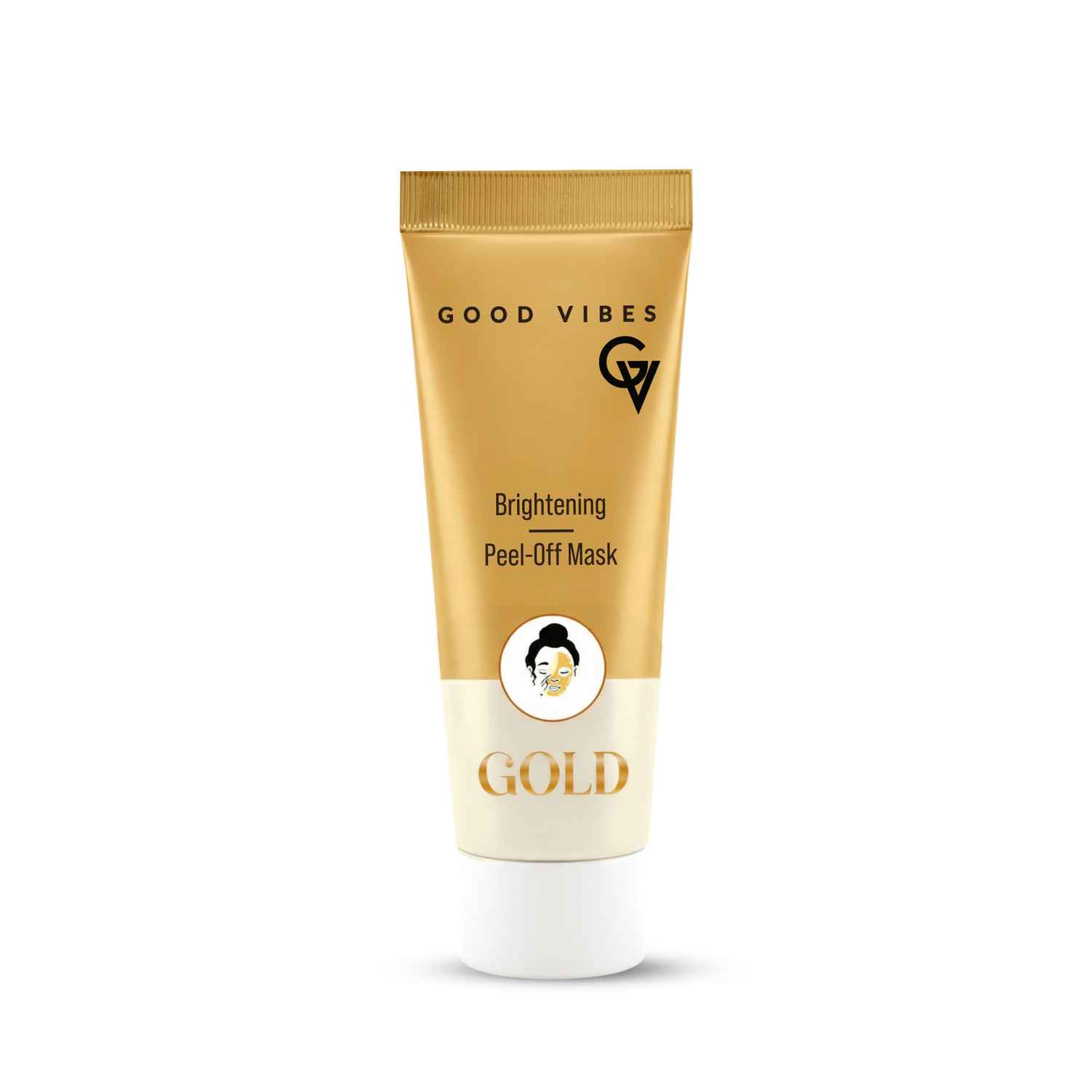 Buy Good Vibes Brightening Gold Peel Off Mask (10 gm) - Purplle