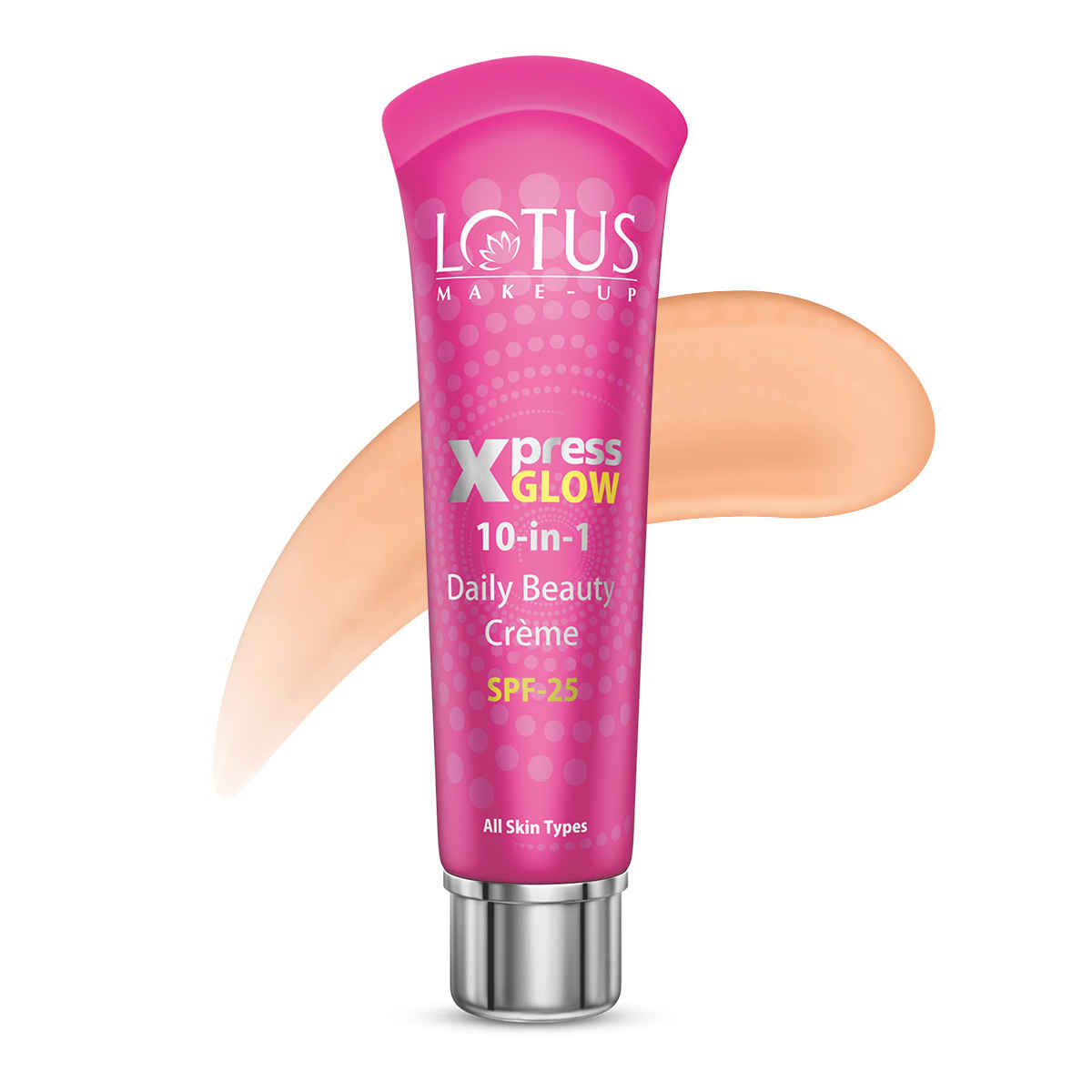 Buy Lotus Make-Up Xpressglow Daily Beauty Cream Bright Angel | SPF 25 | Aloe Vera | Semi Matte Finish | Even Tone | 30 gm - Purplle
