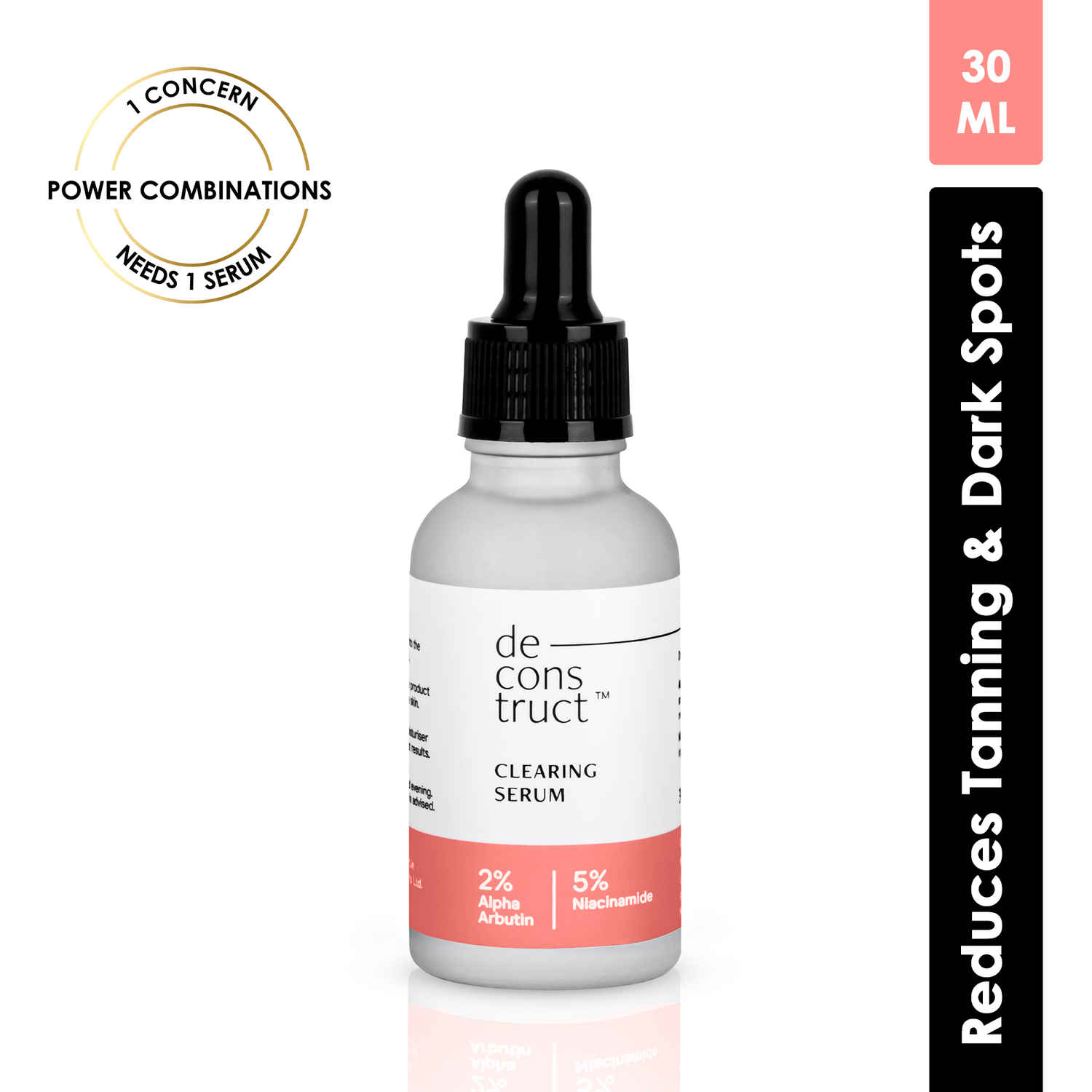 Buy Deconstruct Niacinamide Face Serum | Fades Dark Spots, Pigmentation & Tanning - 30 ml - Purplle