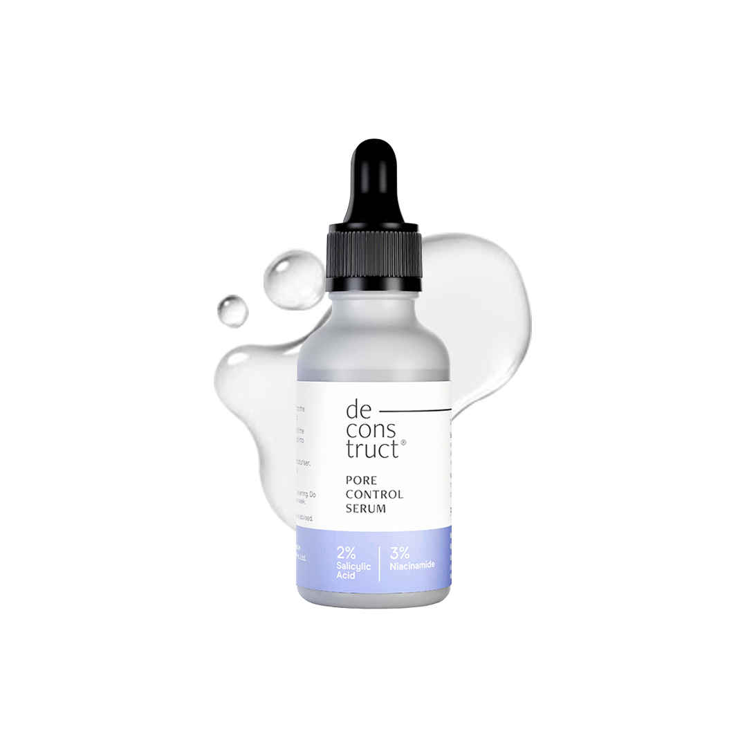 Buy Deconstruct Pore Control Serum with 2% Salicylic Acid & 3% Niacinamide,Fights Acne & Controls Oil (30 ml) - Purplle