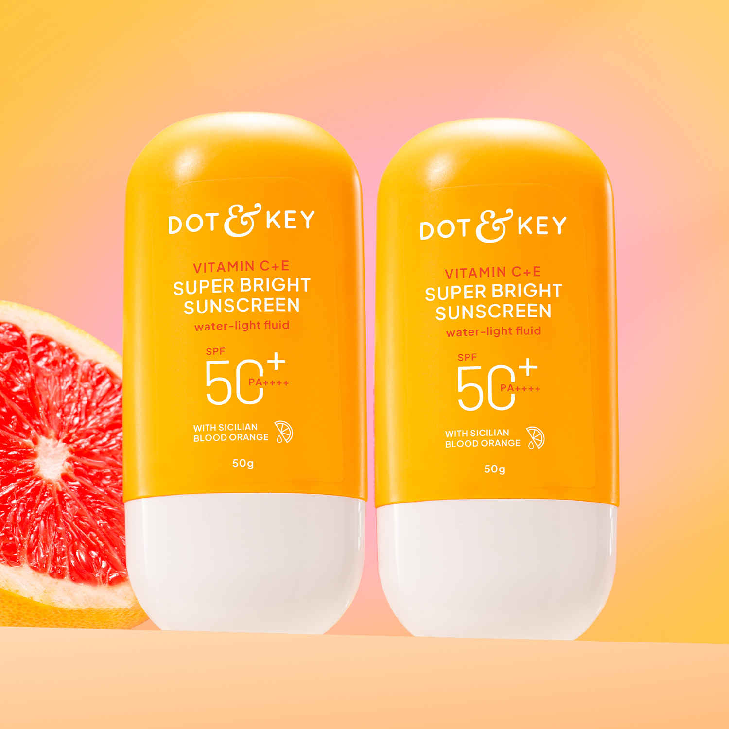 Buy Dot & Key Bestselling Vitamin C+E SPF 50 PA+++ Sunscreen Duo - 100 gm - Purplle