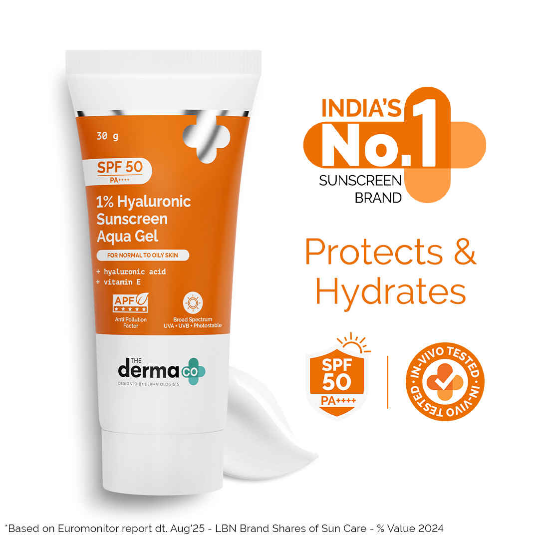 Buy The Derma Co. 1% Hyaluronic Sunscreen Aqua Gel - 30 gm - Purplle