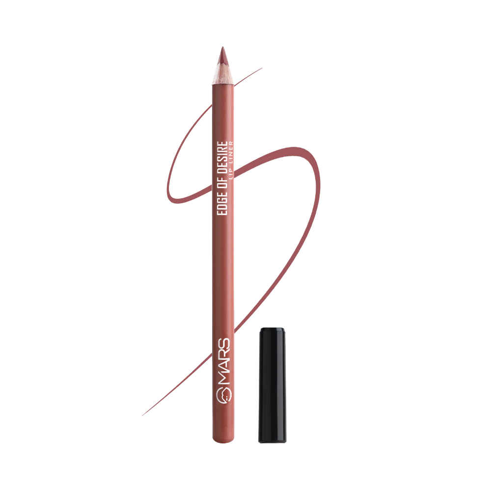 Buy MARS Edge of Desire Lip Liner Pencil | Dermatologically IN-VIVO Tested | One Swipe Highly Pigmented Lipliner | Long-Lasting Lip Pencil (1.4 gm) (10-EXOTIC BROWN) - Purplle