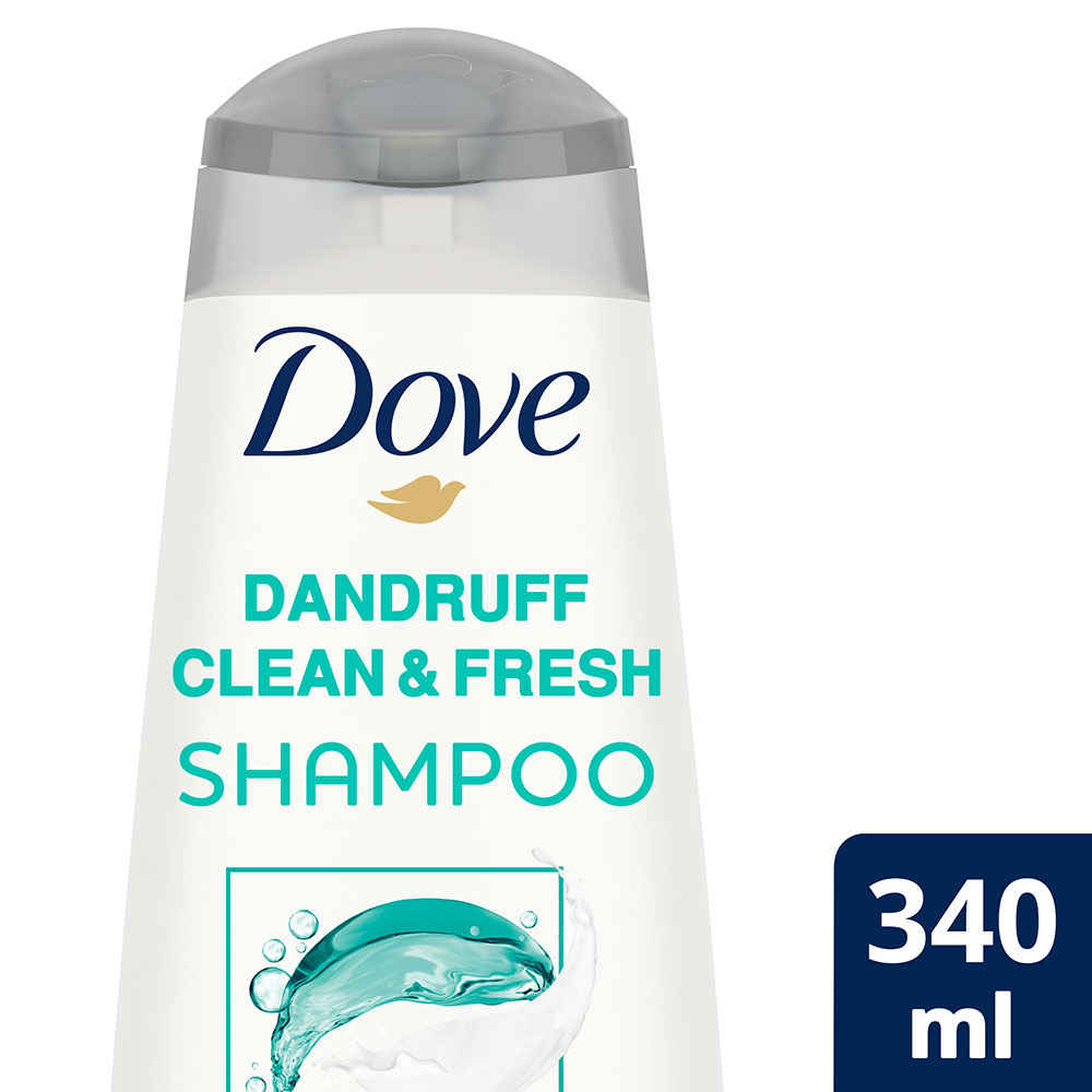 Buy Dove Dandruff Clean & Fresh Shampoo (340 ml) - Purplle