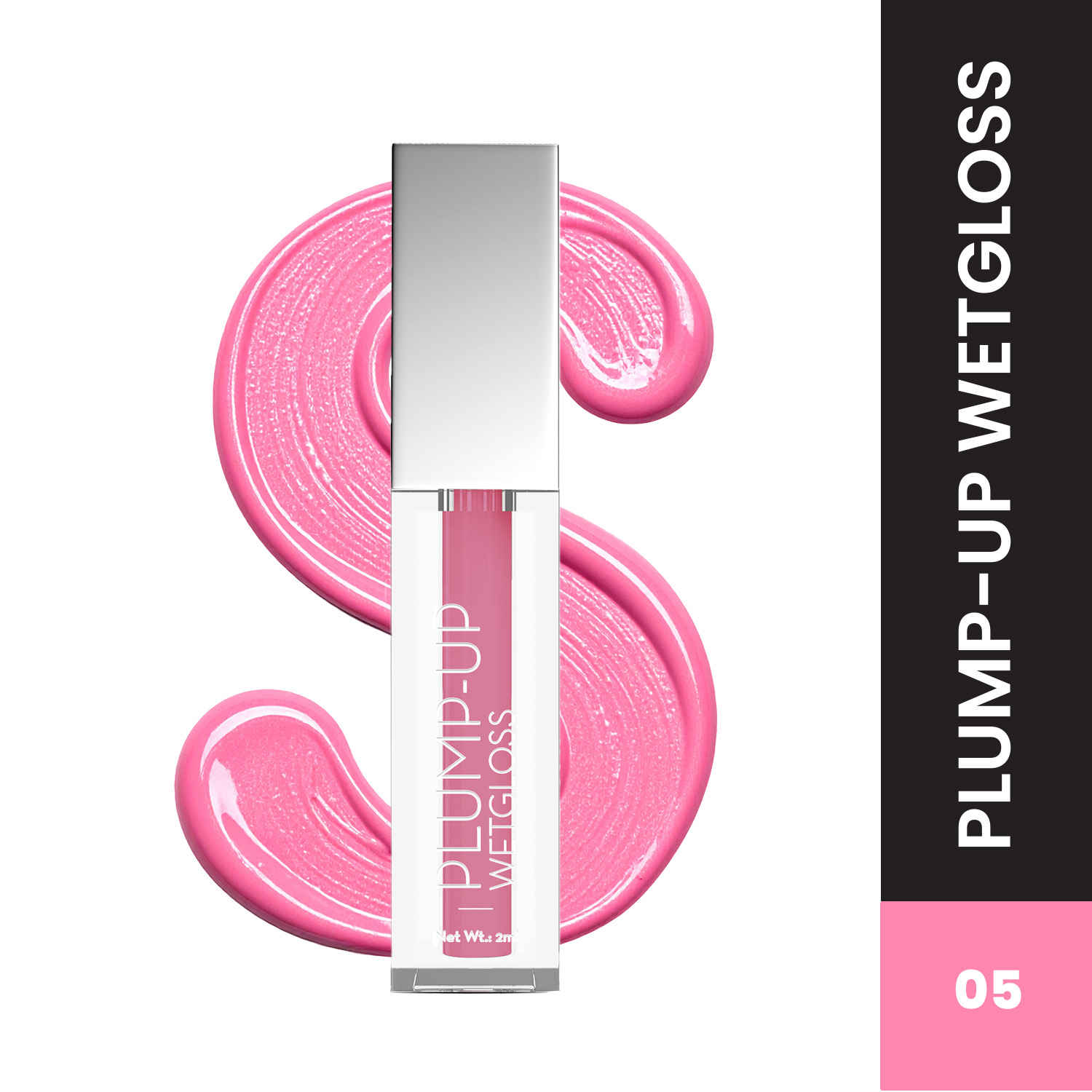 Buy Swiss Beauty Plump-Up Wet Lip Gloss for Glossy and Fuller Lips 5-Mauve Muse 2Ml - Purplle