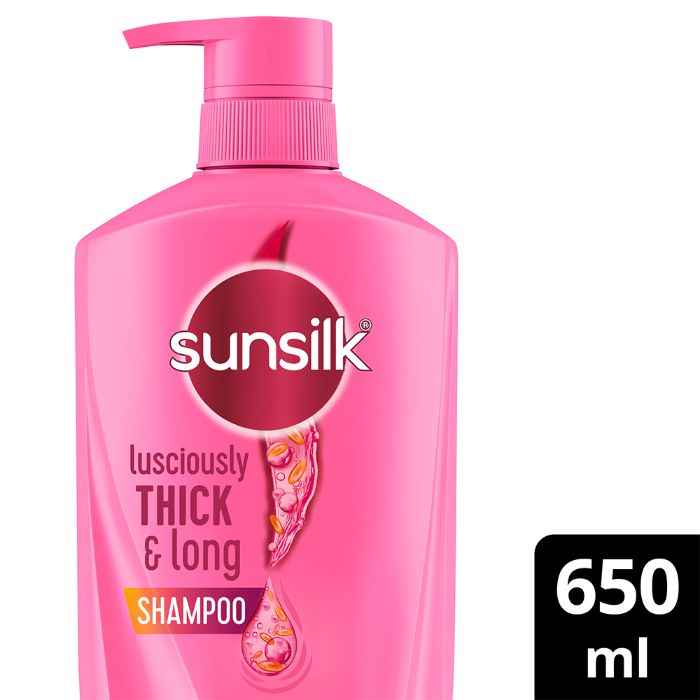 Buy Sunsilk Lusciously Thick & Long Shampoo, 650 ml - Purplle