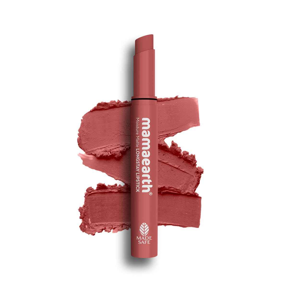 Buy Mamaearth Moisture Matte Longstay Lipstick with Avocado Oil & Vitamin E for 12 Hour Long Stay-01 Carnation Nude (3 gm) - Purplle