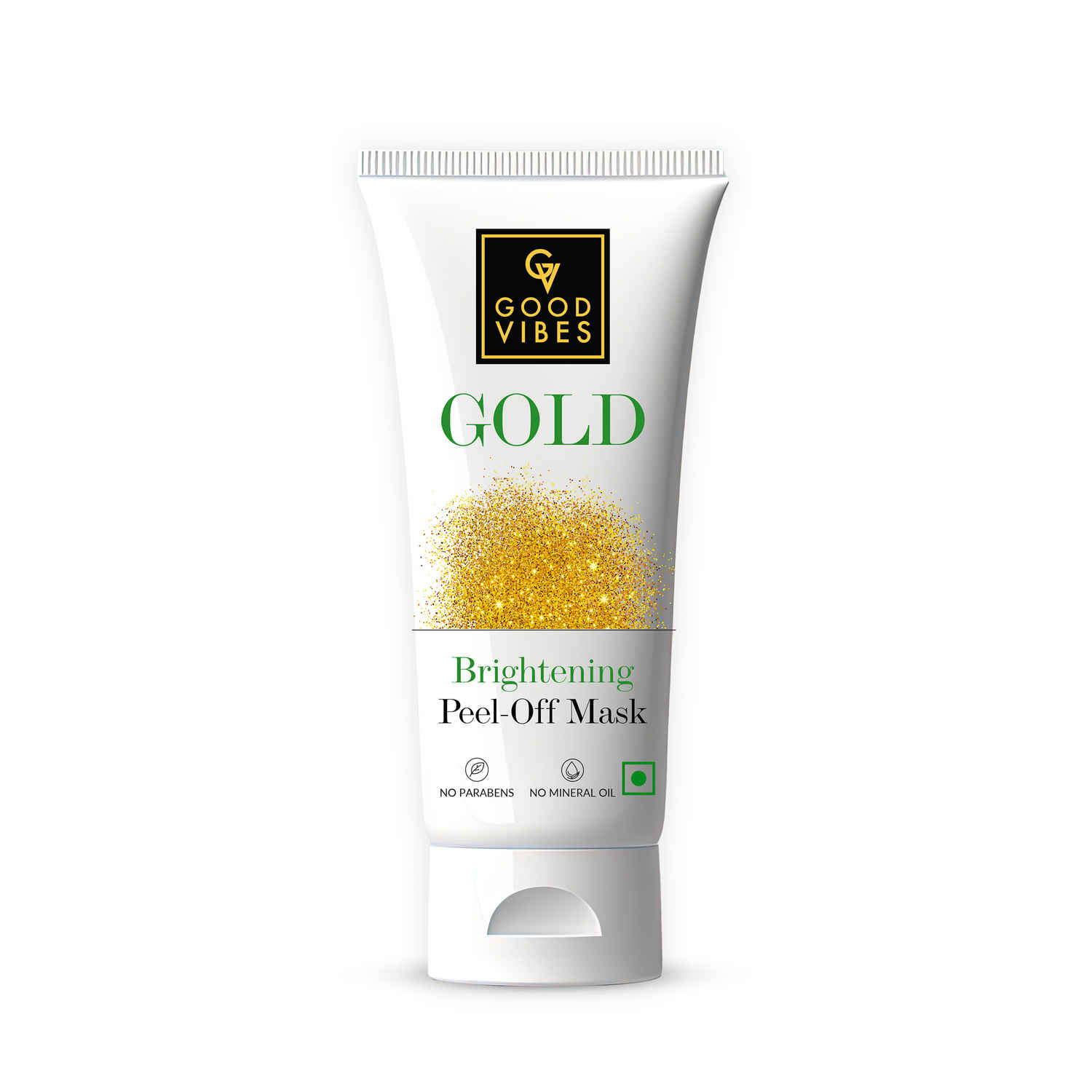 Buy Good Vibes Gold Brightening Peel Off Mask | Anti-Bacterial, Removes Acne| No Parabens, No Sulphates, No Mineral Oil, No Animal Testing (50 g) - Purplle