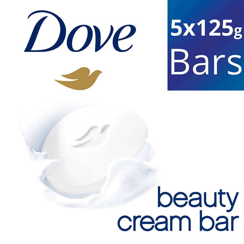 Buy Dove Cream Beauty Bar - Soft, Smooth, Moisturised Skin, 125 g (Buy 4 Get 1 Free) - Purplle