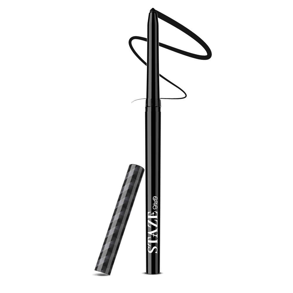 Buy Staze 9to9 All Eyes on You Smudgeproof + Waterproof Kajal | 01 Blackest Black | 0.3 gm - Purplle