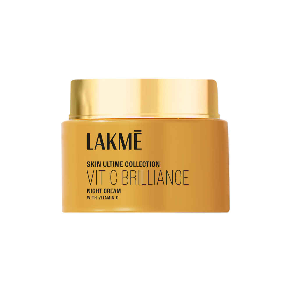 Buy Lakme Vitamin C Brilliance Night Cream with Vitamin C | For Healthy & Glowing skin | 50G - Purplle