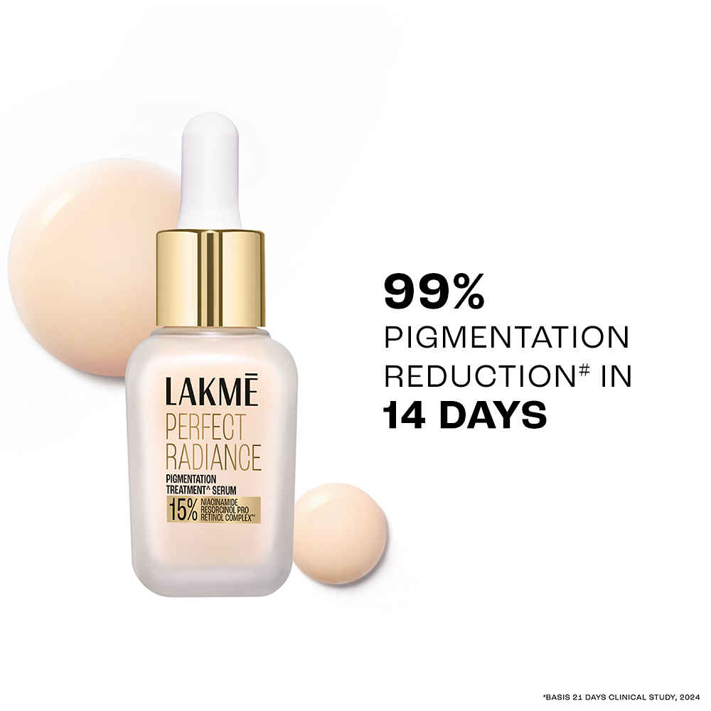 Buy Lakme Perfect Radiance Serum with 15% Niacinamide Resorcinol Pro Retinol Complex, 30 ml - Purplle