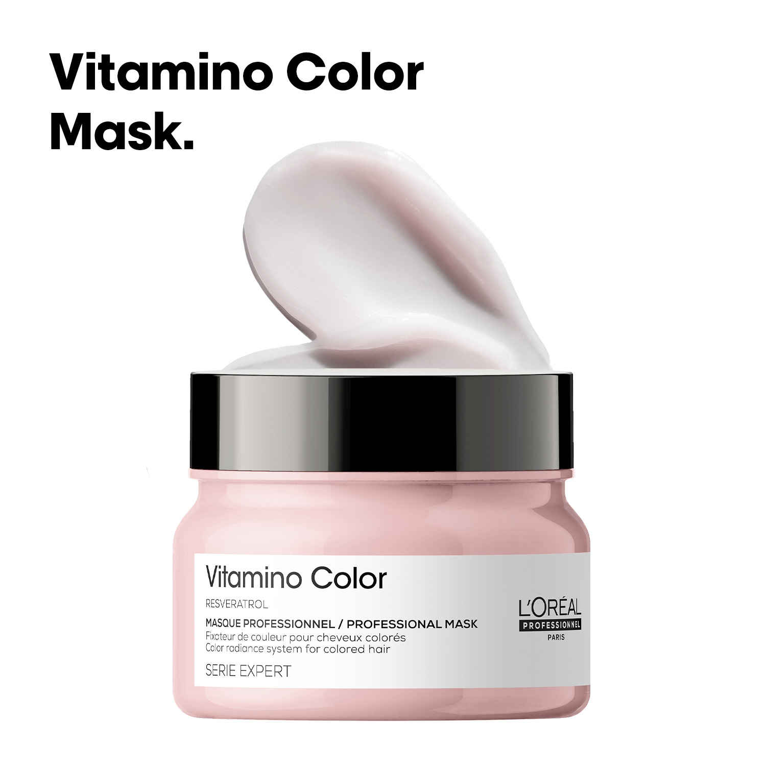 Buy L'Oreal Professionnel Serie Expert Vitamino Mask | Hair Mask protects hair colour from fading & adds shine | With Resveratrol (250gms) - Purplle