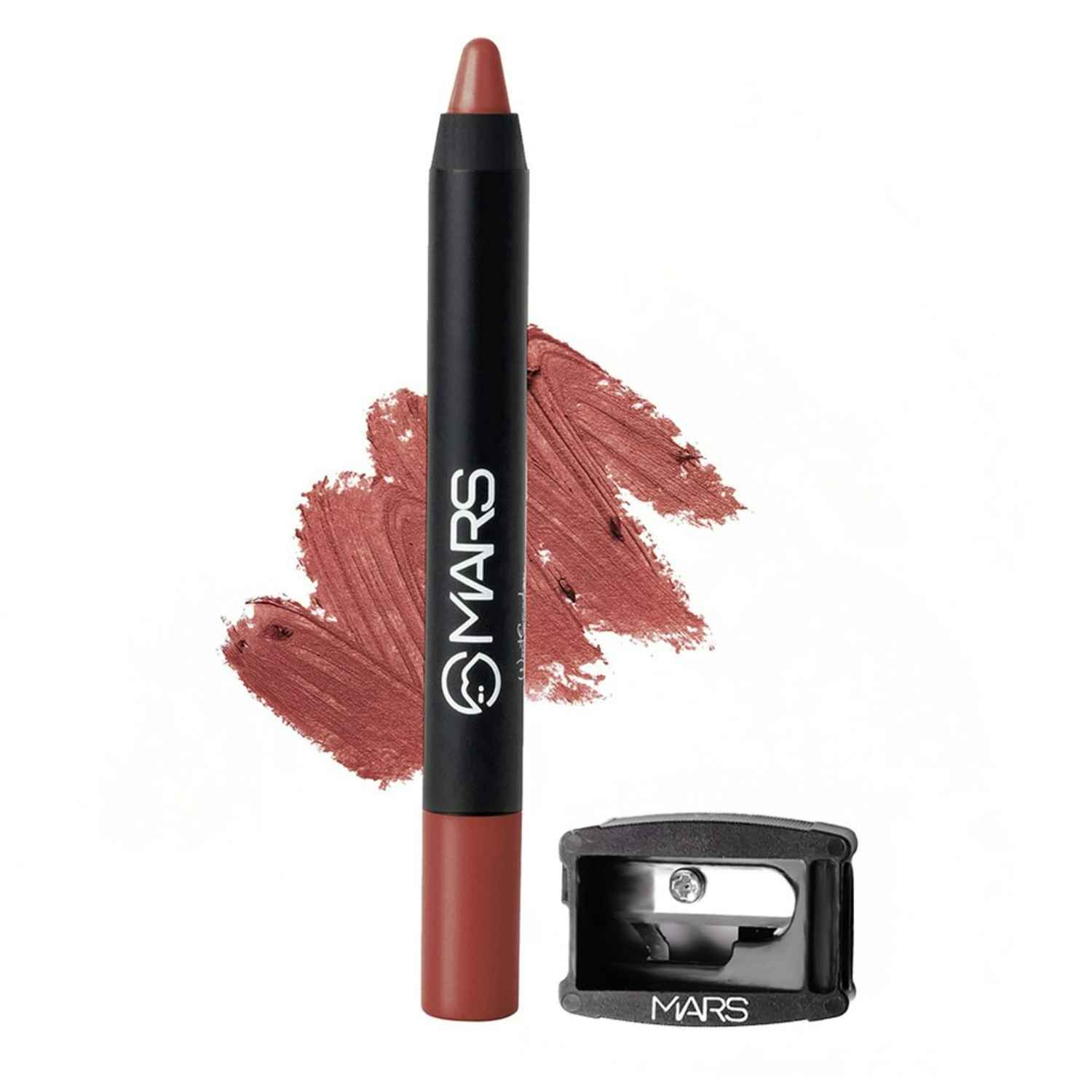 Buy MARS Won't Smudge Won't Budge Crayon Lipstick up to 12 Hours Stay | Matte Finish | Waterproof | Won't Smudge Won't Budge Lip Crayon (3.5 gm) (19-Let's Get It) - Purplle