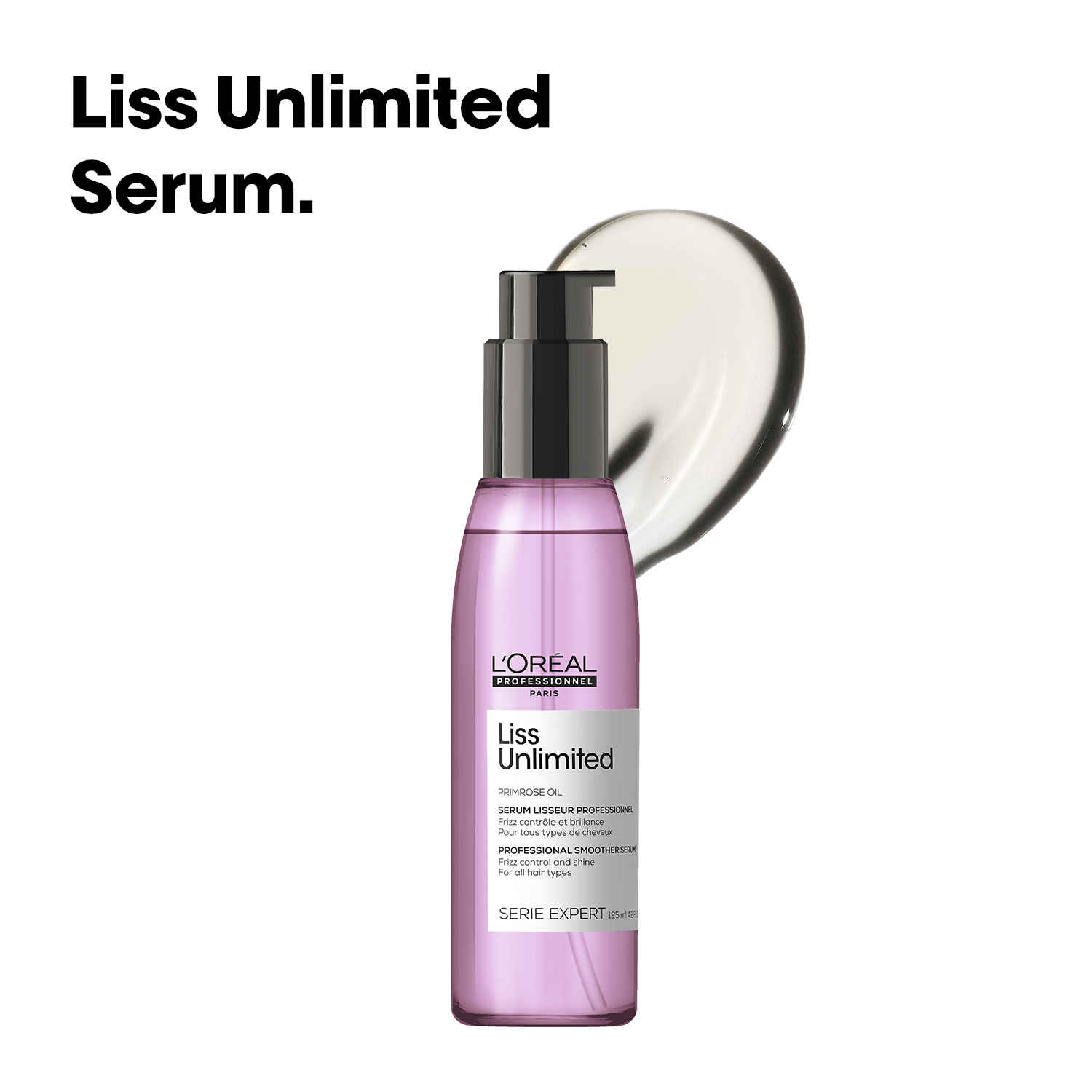Buy L'Oreal Professionnel Liss Unlimited Leave-In Hair Serum for Frizzy & Unruly Hair 125 ml - Purplle