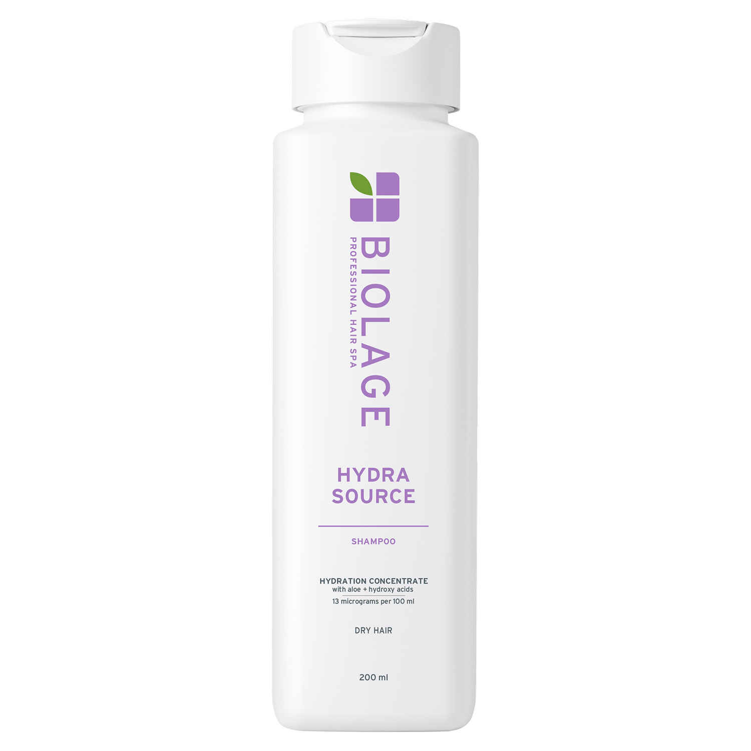 Buy Biolage Hydrasource Shampoo for Dry Hair with Fermented Aloe and Hydroxy Acid for Hydrated and Moisturised Hair for Professional Hair Care Paraben Free Treatment for Women and Men, 200 ml - Purplle
