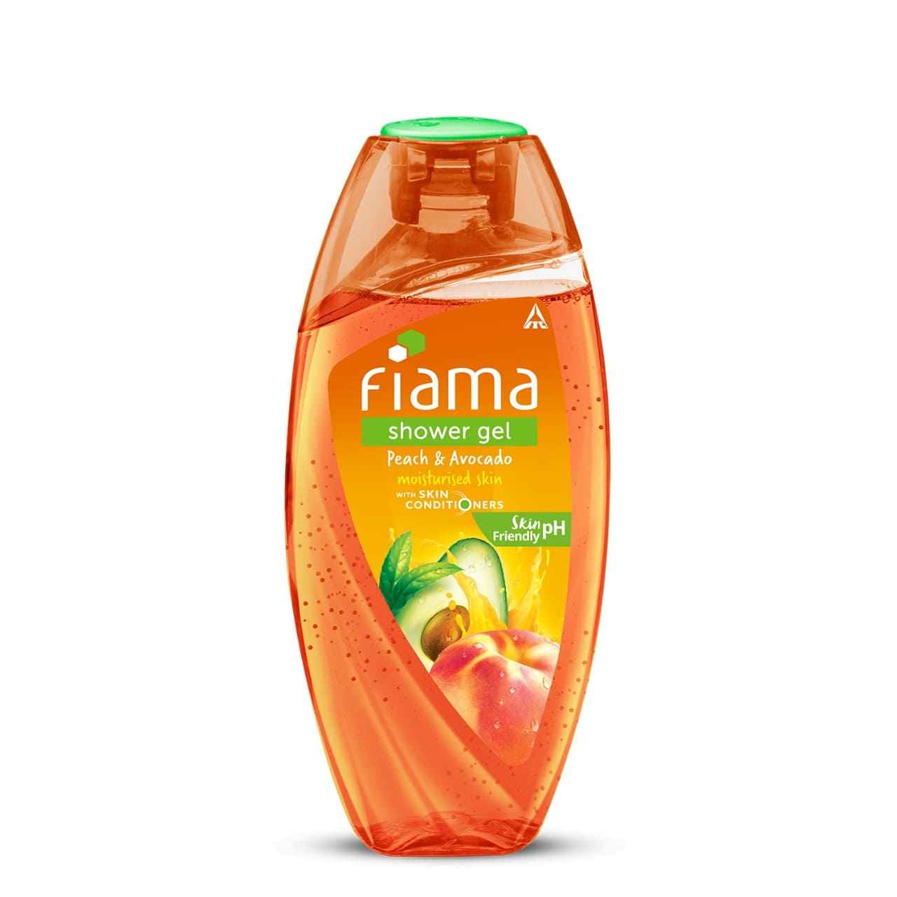 Buy Fiama Shower Gel Peach & Avocado, Body Wash with Skin Conditioners for Soft Moisturised Skin, 250 ml bottle - Purplle
