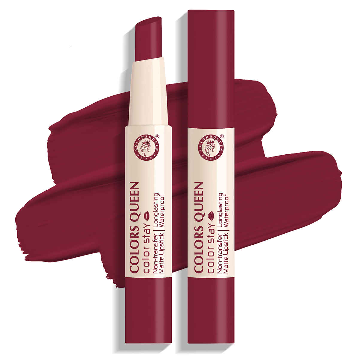 Buy Colors Queen Color Stay Long Lasting & Waterproof Matte Lipstick 2.1 gm - Sexy Red (Shade - 15) - Purplle