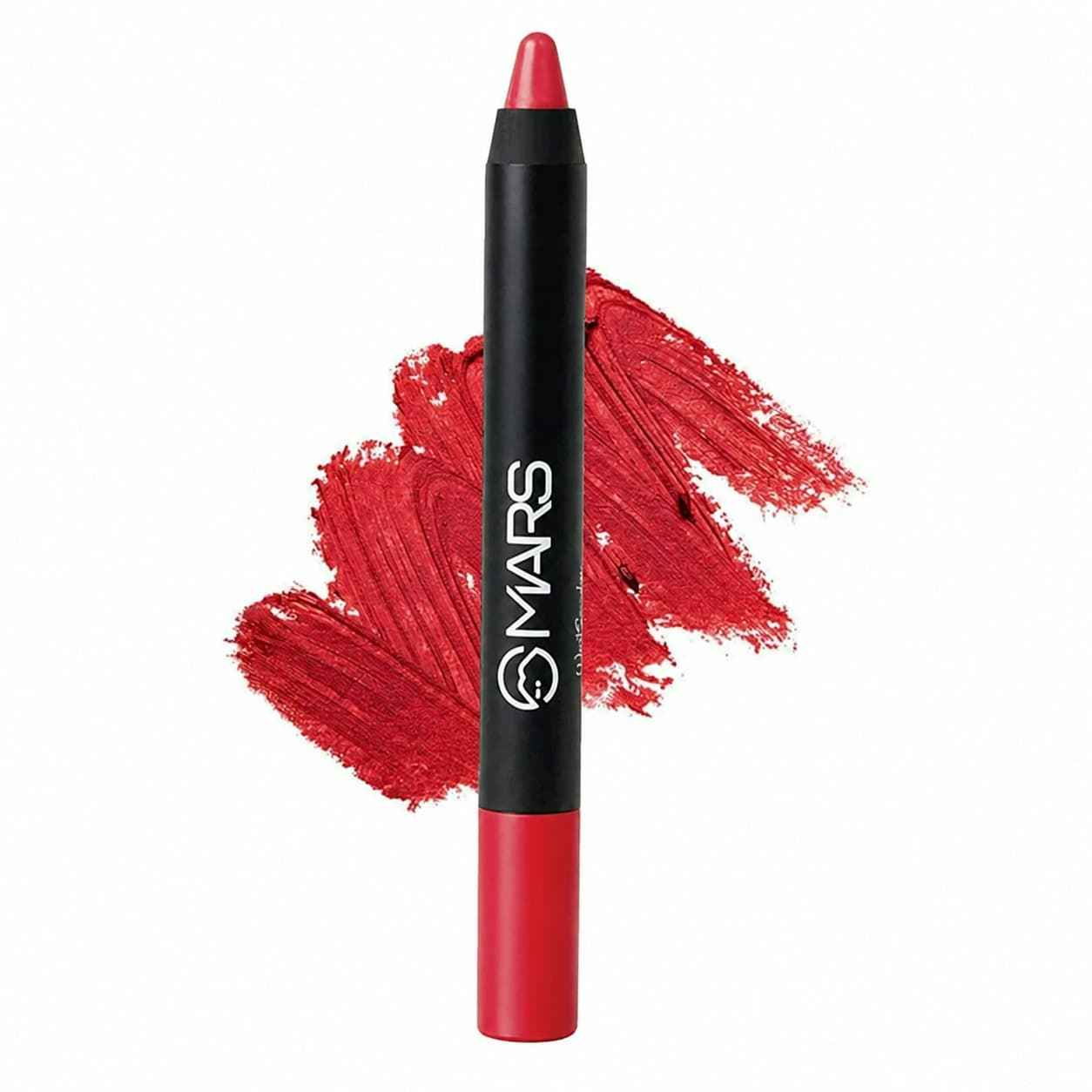 Buy MARS Won't Smudge Won't Budge Crayon Lipstick with 12 hours stay | Matte Finish | Waterproof | Won't Smudge Won't Budge Lip Crayon (3.5 gm) (02-I Am Strong) - Purplle