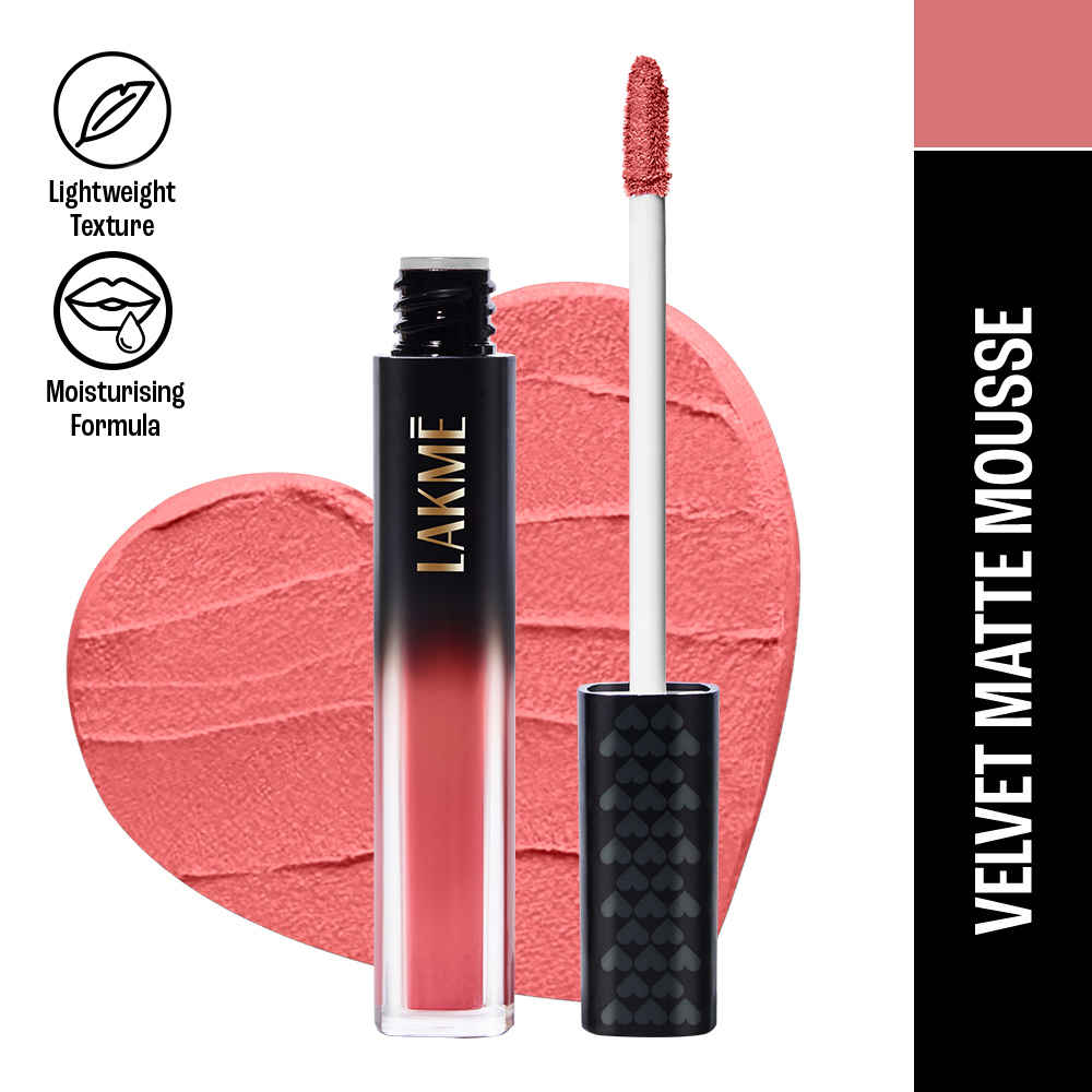 Buy Lakme Xtraordin-airy Lip Mousse, Nude Sensation, 4.6g - Purplle