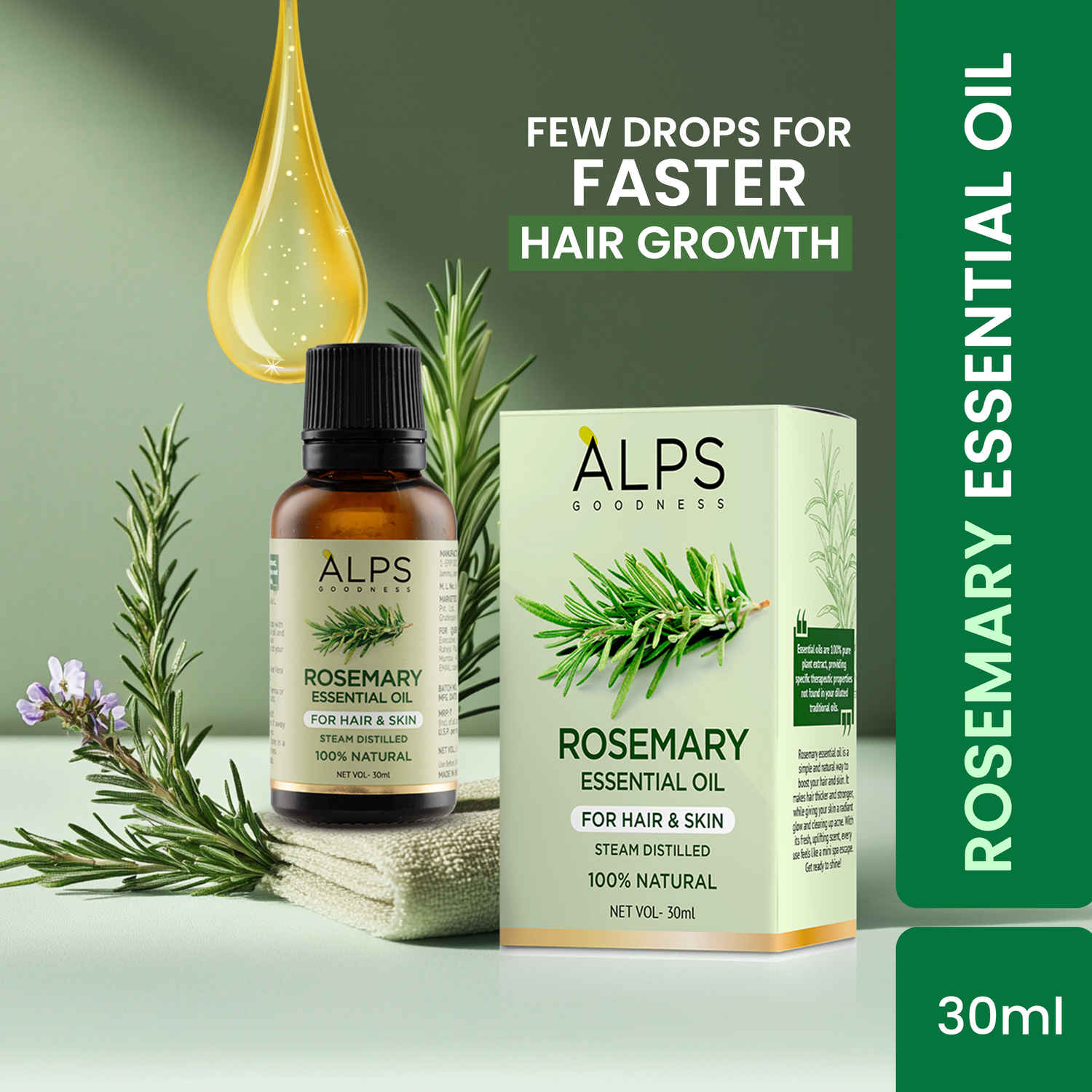 Buy Alps Goodness Rosemary Essential Oil (30 ml) - Purplle