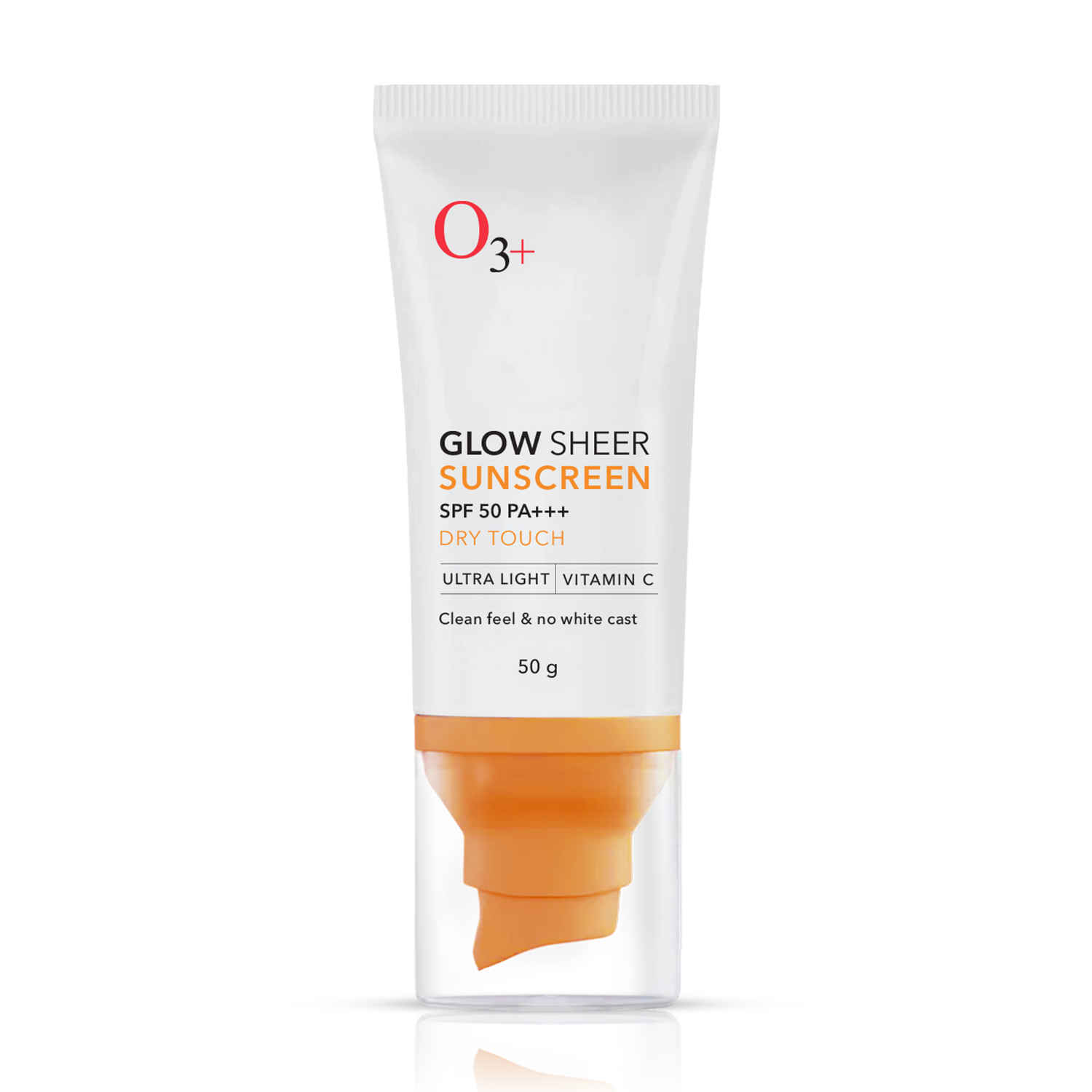 Buy O3+ Glow Sheer Sunscreen SPF 50 PA+++ with UVA & UVB Protection (50 gm) - Purplle