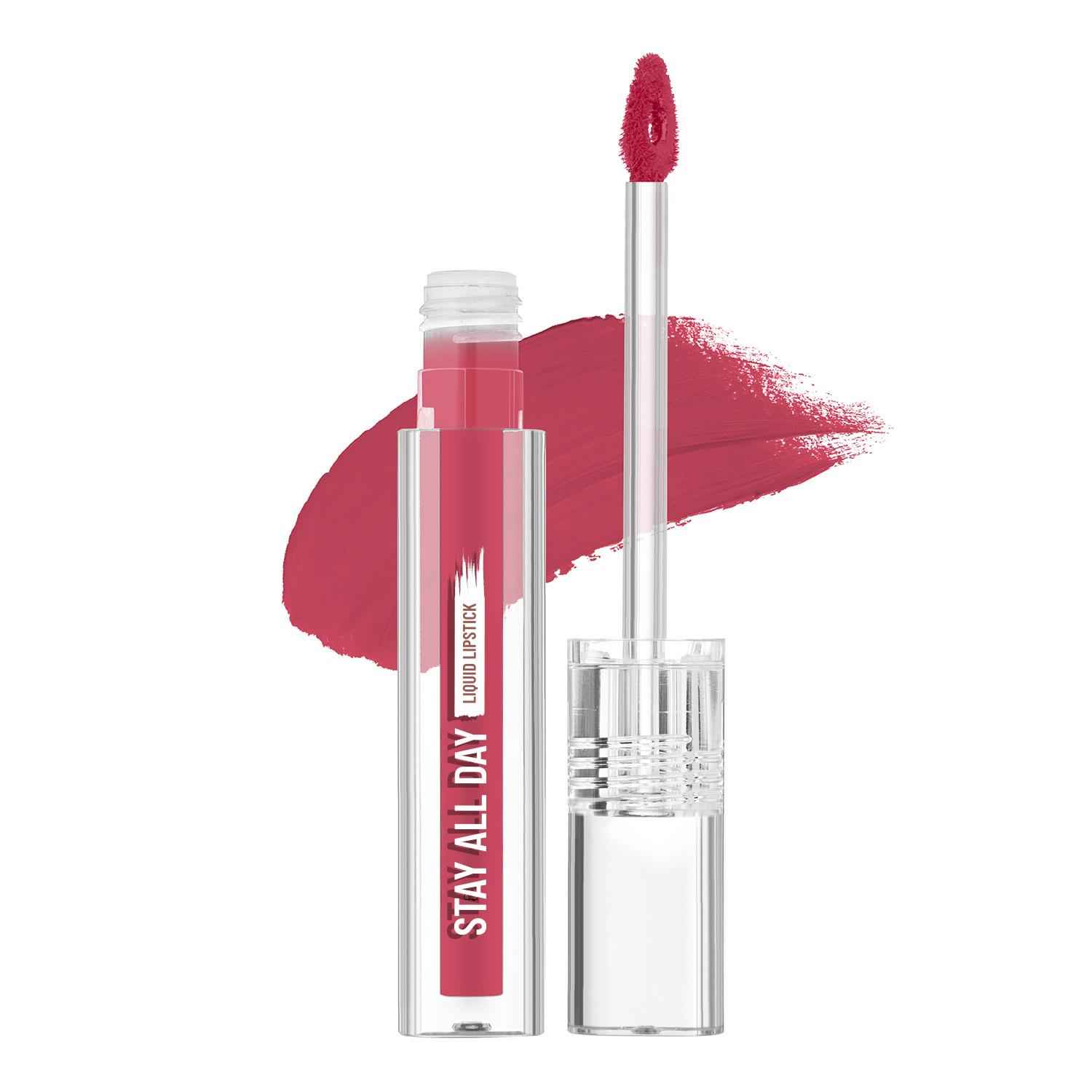 Buy Swiss Beauty Stay On Matte Liquid Lipstick- 17 Modest red, 2 gm - Purplle