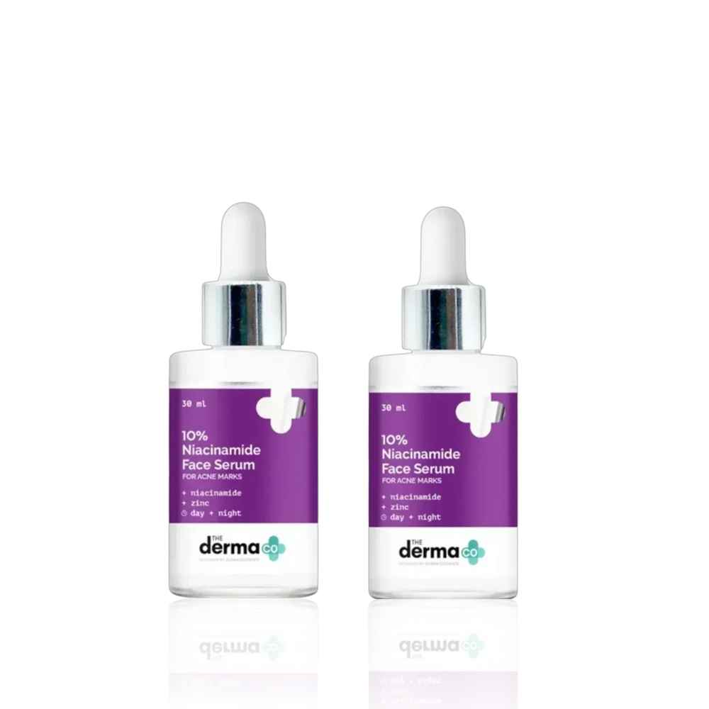 Buy The Derma Co. 10% Niacinamide Serum with Zinc For Acne Marks- 30ml*2 - Purplle