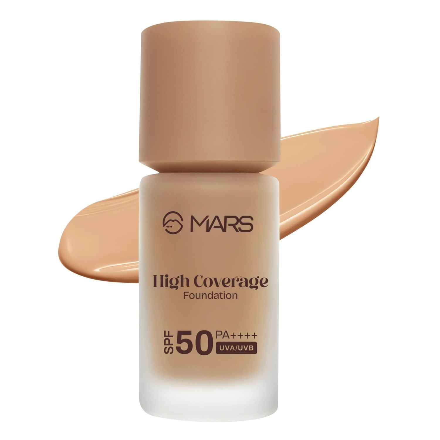 Buy MARS High Coverage Liquid Foundation | Blemish Free & Blendable Foundation for Makeup (40 ml) (SHADE-6.5) - Purplle
