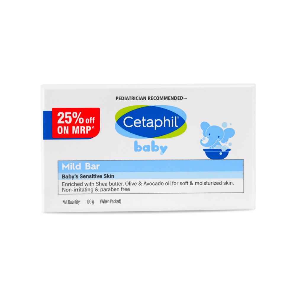 Buy Cetaphil Baby Mild Bar - (100 gm) - Purplle