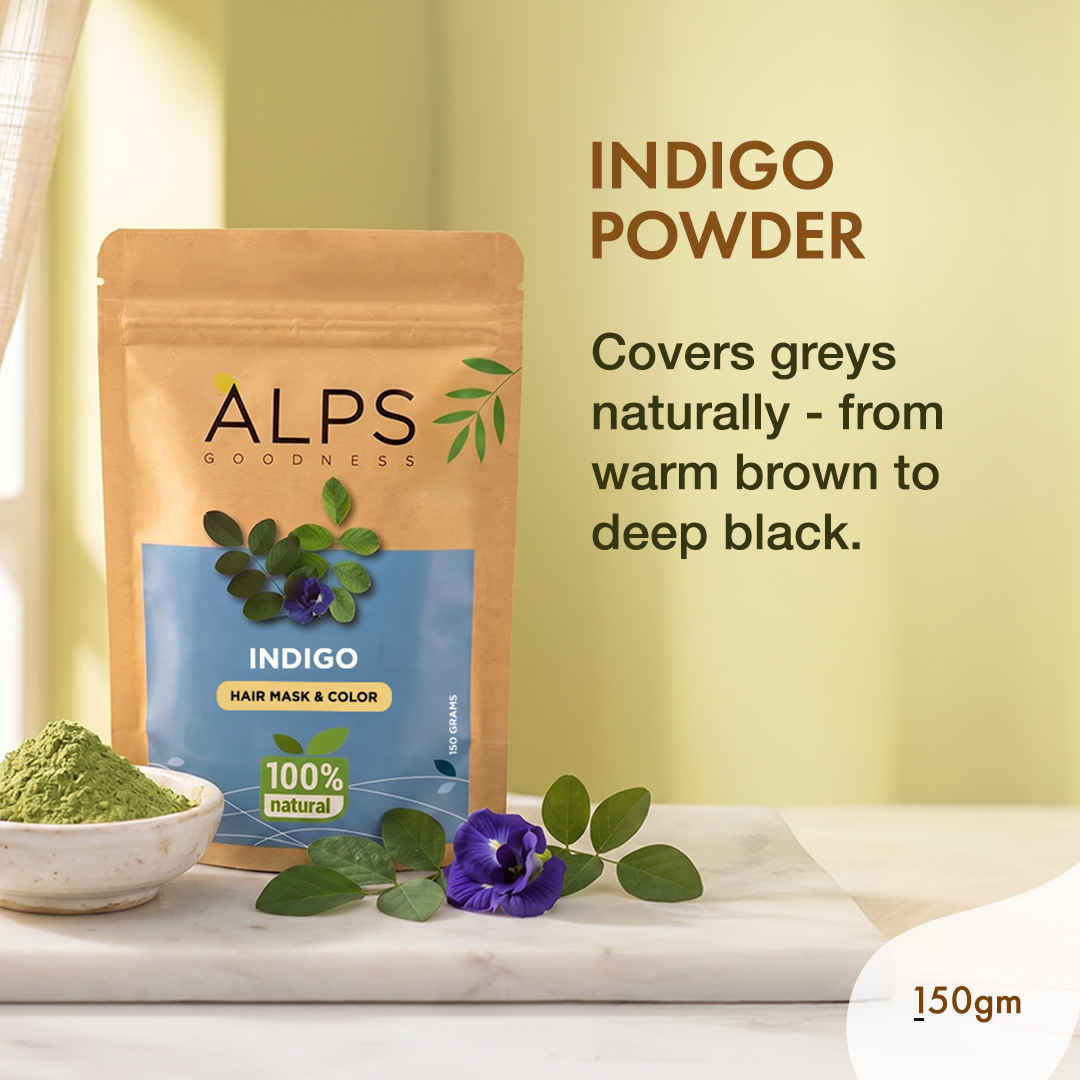 Buy Alps Goodness Powder - Indigo (150 gm) - Purplle