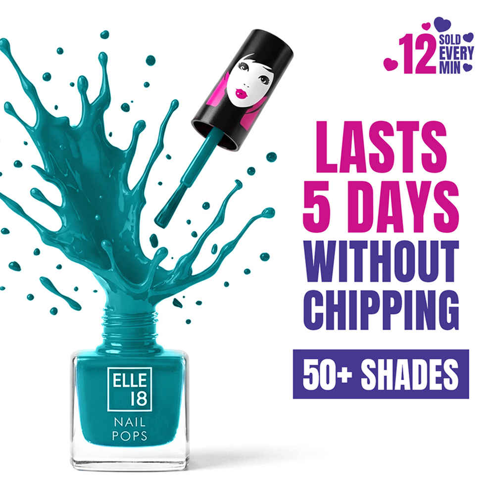 Buy Elle18 Nail Pops Nail Color 155 (5 ml) - Purplle