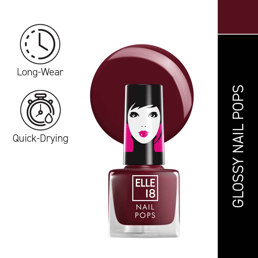 Buy Elle18 Nail Pops Nail Color - Shade 125 (5 ml) - Purplle