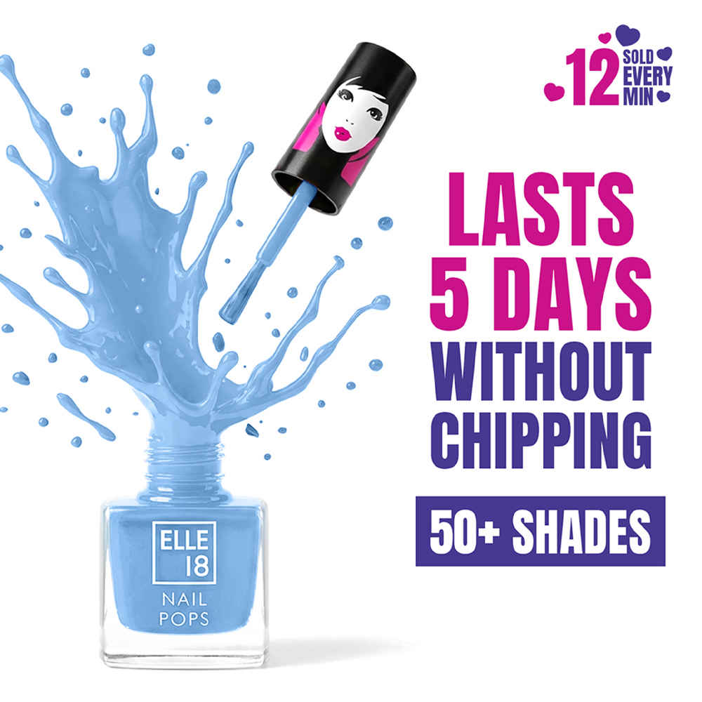 Buy Elle18 Nail Pops Nail Color 179 5 ml - Purplle