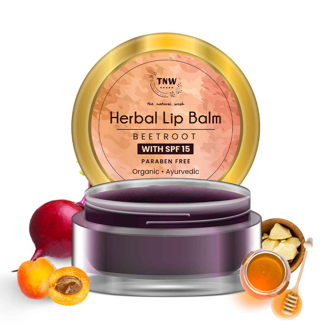 Buy TNW The Natural Wash Beetroot Lip Balm For Soft And Subtle Lips (5 gm) - Purplle