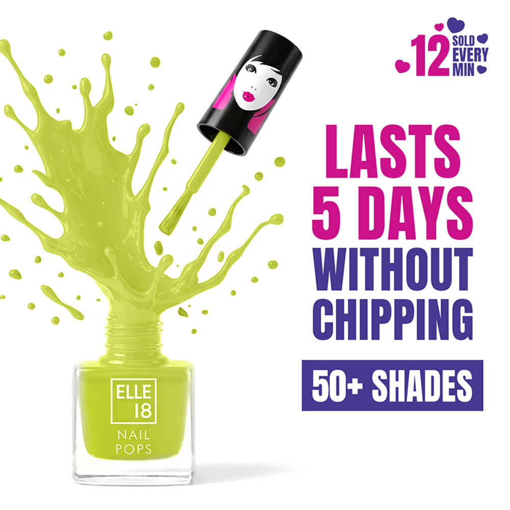 Buy Elle18 Nail Pops Nail Color, Shade 131 (5 ml) - Purplle
