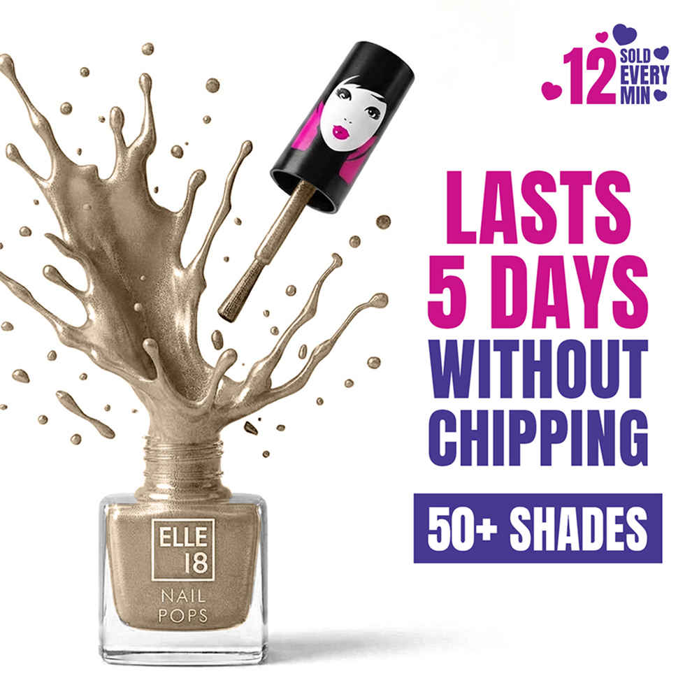 Buy Elle18 Nail Pops Nail Color, Shade 119 (5 ml) - Purplle